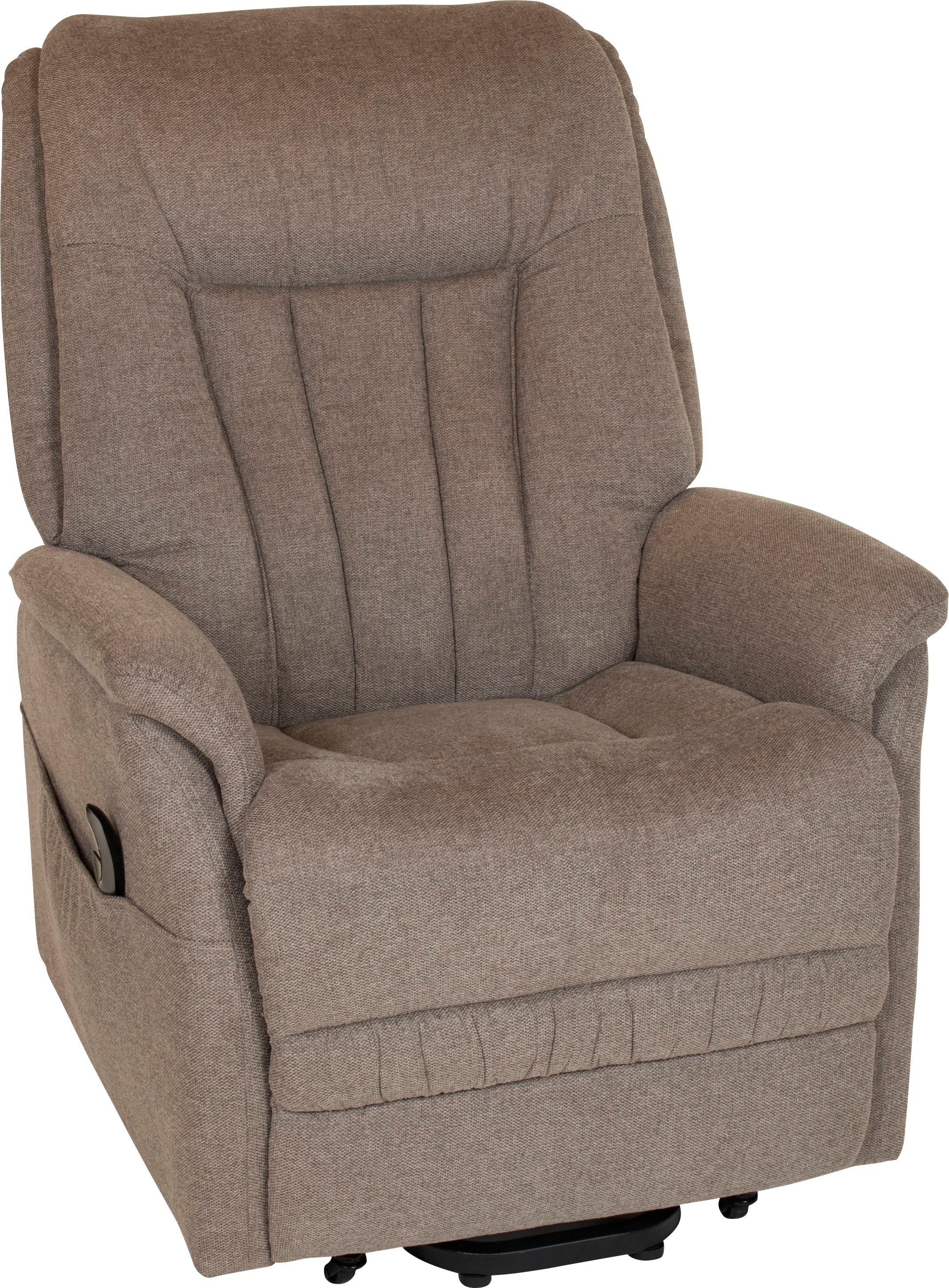 Duo Collection Relaxfauteuil Noli XXL tot 150 kg draagvermogen, met elektrische opstahulp Relaxfunctie en pocketveren binnenvering met stalen