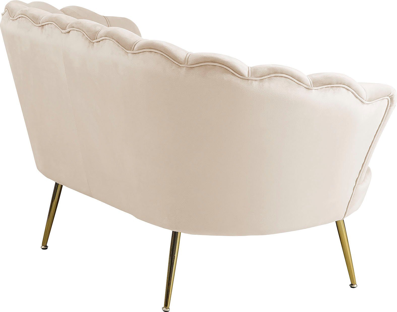 SalesFever 2-zitsbank Clam opvallend schelpdesign, breedte 136 cm