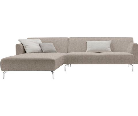Hülsta Sofa Hoekbank Hs.446 in een minimalistische, gewichtloze look, breedte 296 cm