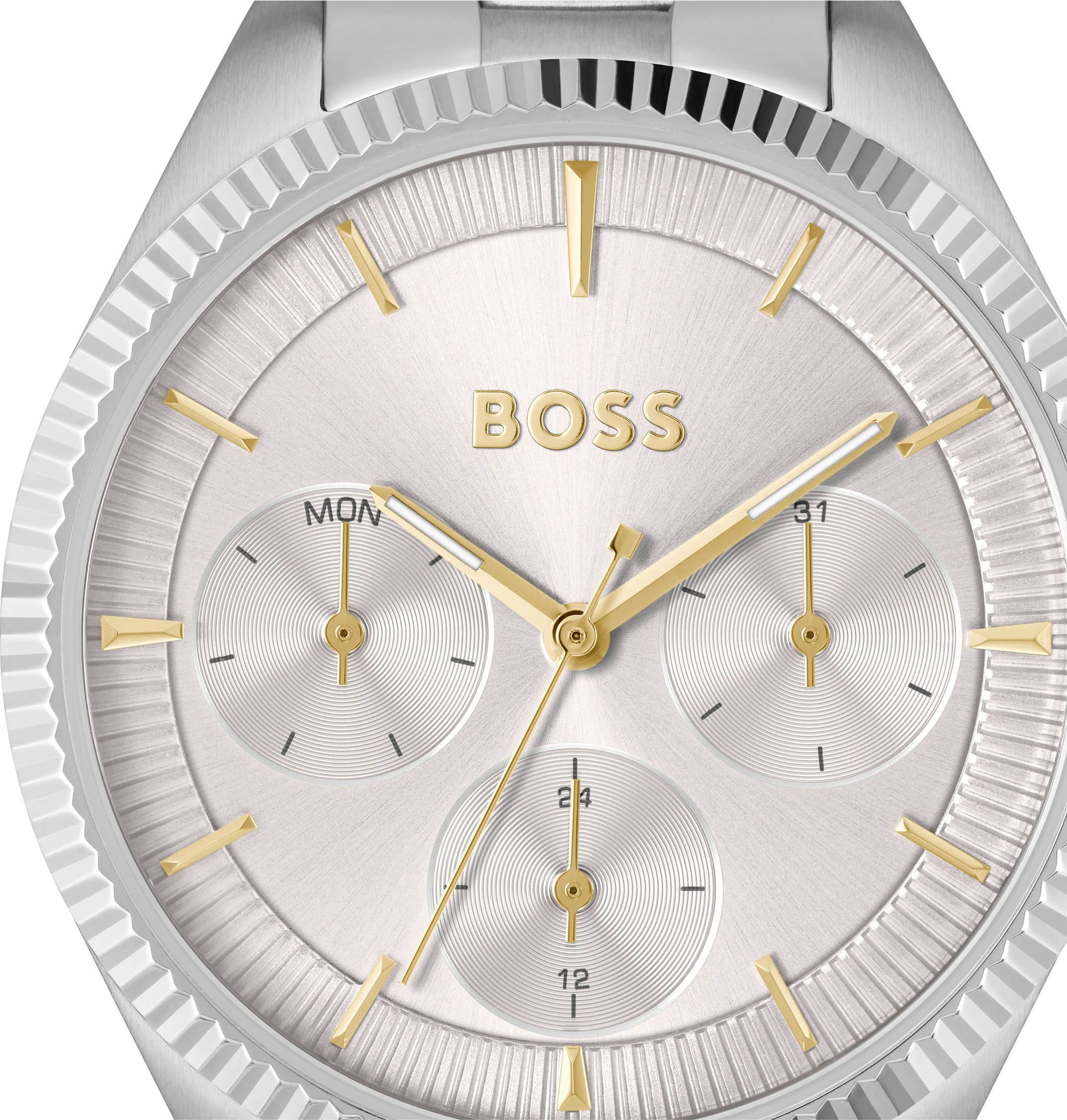 Boss Multifunctioneel horloge SAGE SPORT Quartzhorloge, horloge, damenuur, roestvrijstalen band, analoog