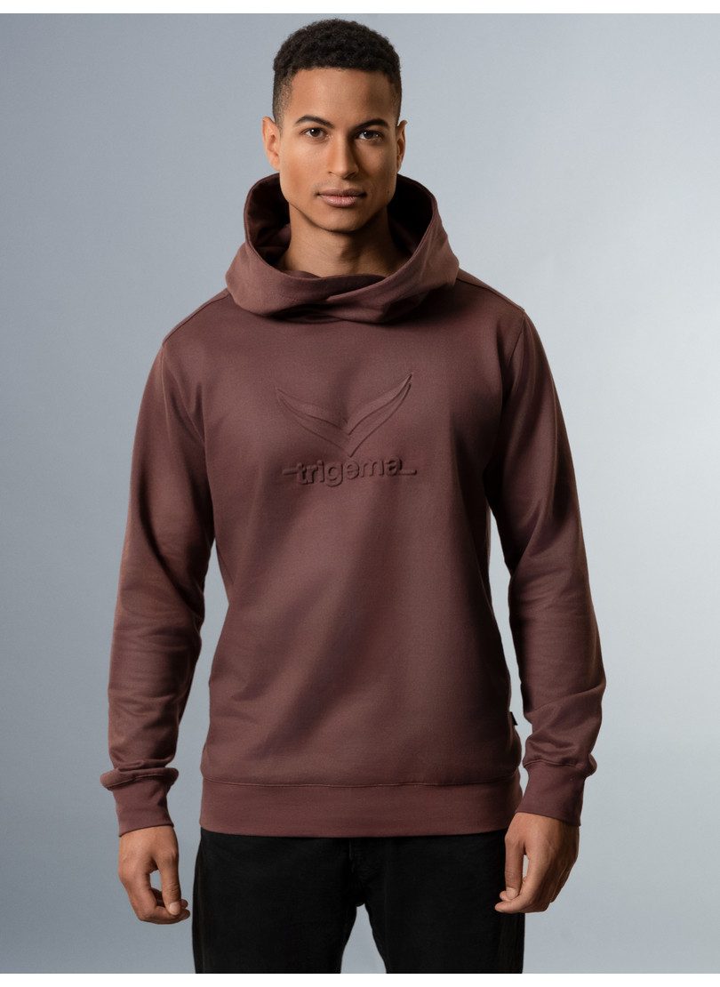 Trigema Hoodie met groot 3D-motief
