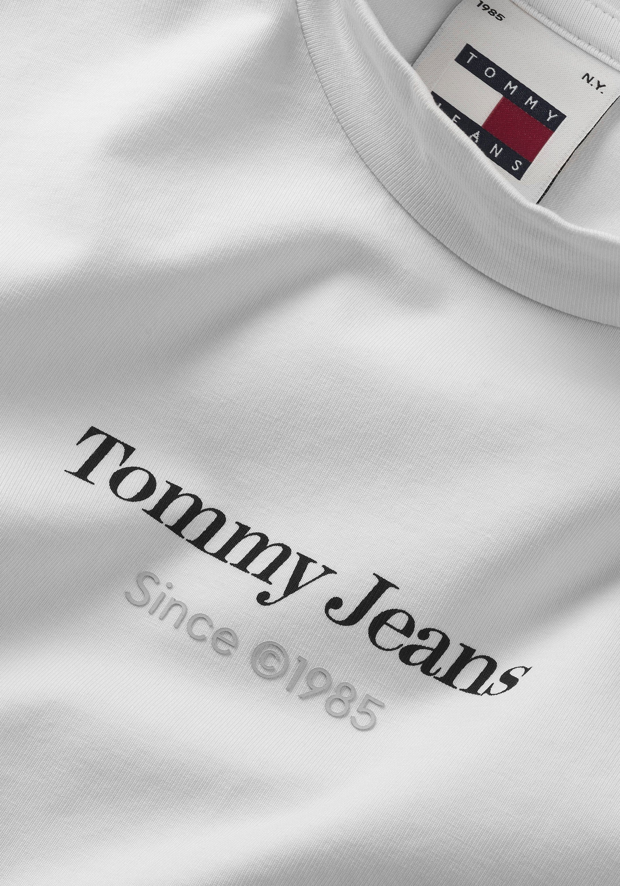 TOMMY JEANS Shirt met staande kraag TJW SLIM SP CRP ESS LOGO 1+ MOCK