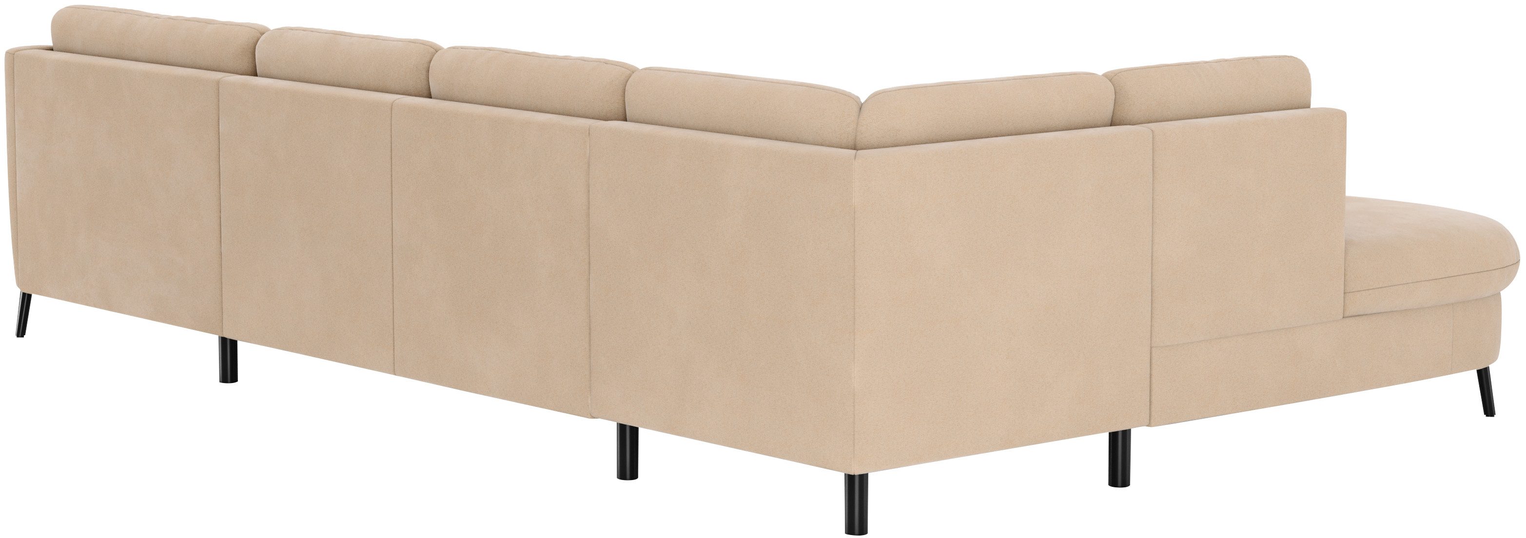 sit&more Zithoek Soul U-model optioneel met bed en bedlade