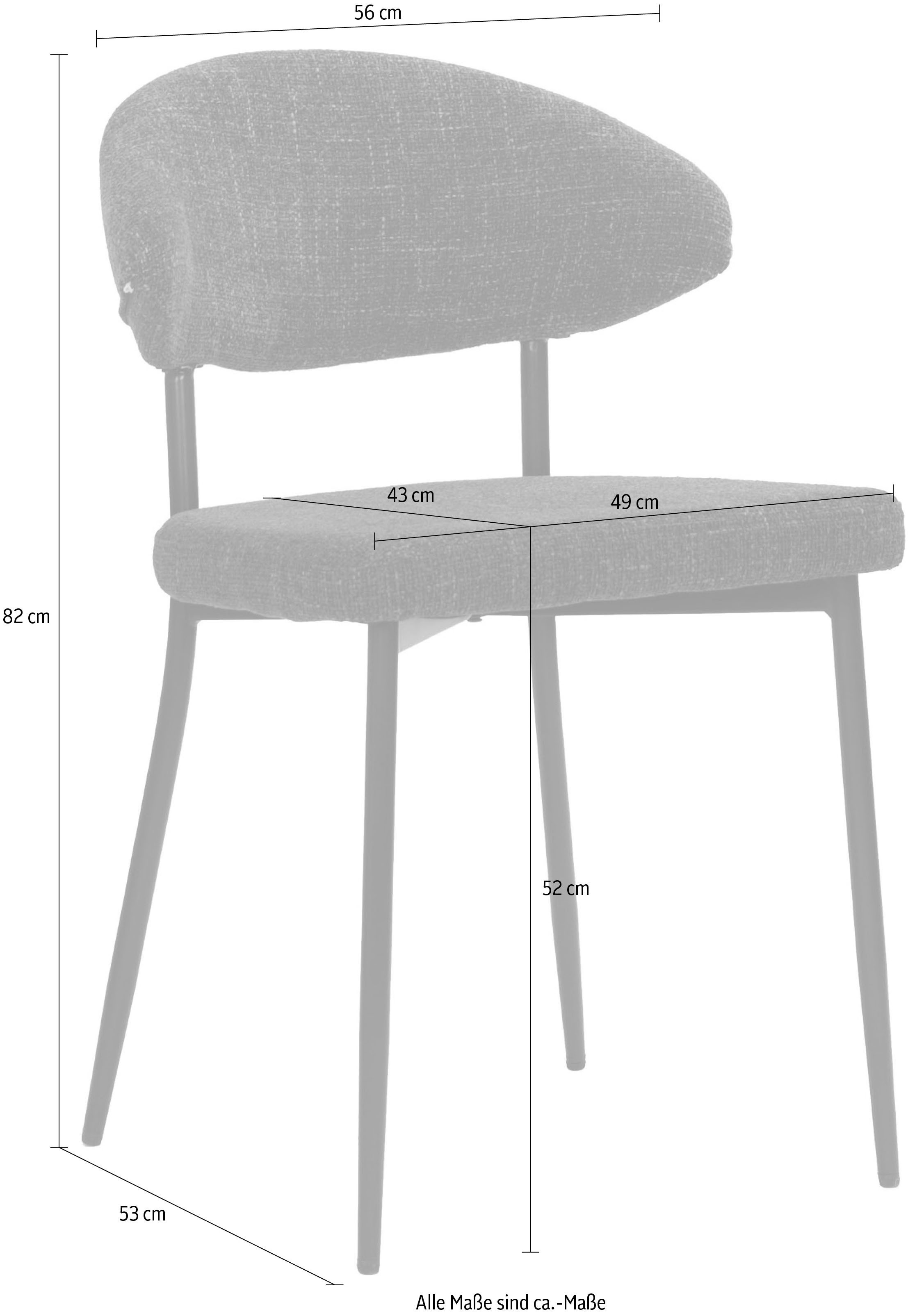 SIT Stoel met 4 poten Öko-Tex gecertificeerd (set, 2 stuks)