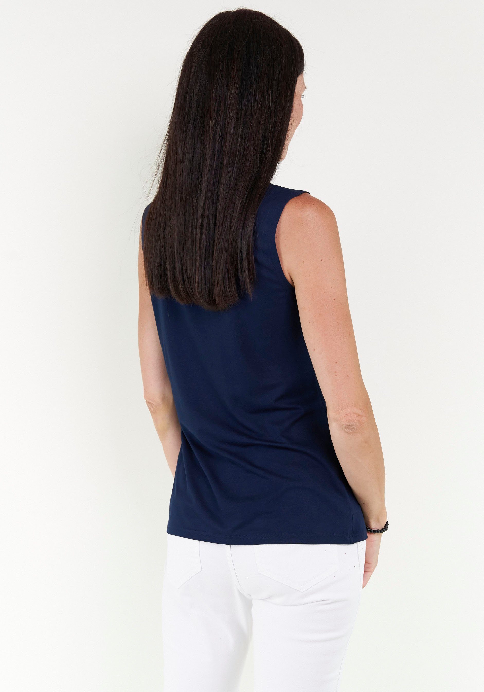 Seidel Moden Tanktop met col made in germany