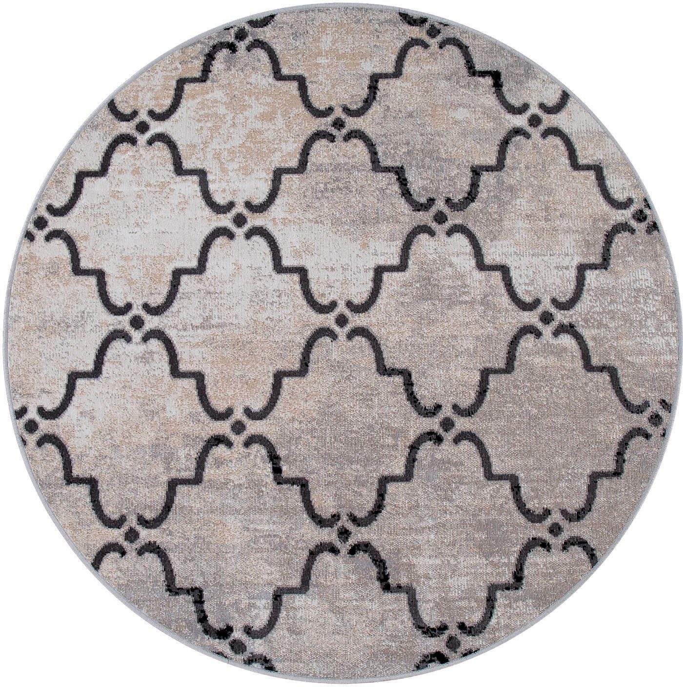 Paco Home Vloerkleed Artigo 411 Korte pool, vintage-design, geschikt voor binnen en buiten