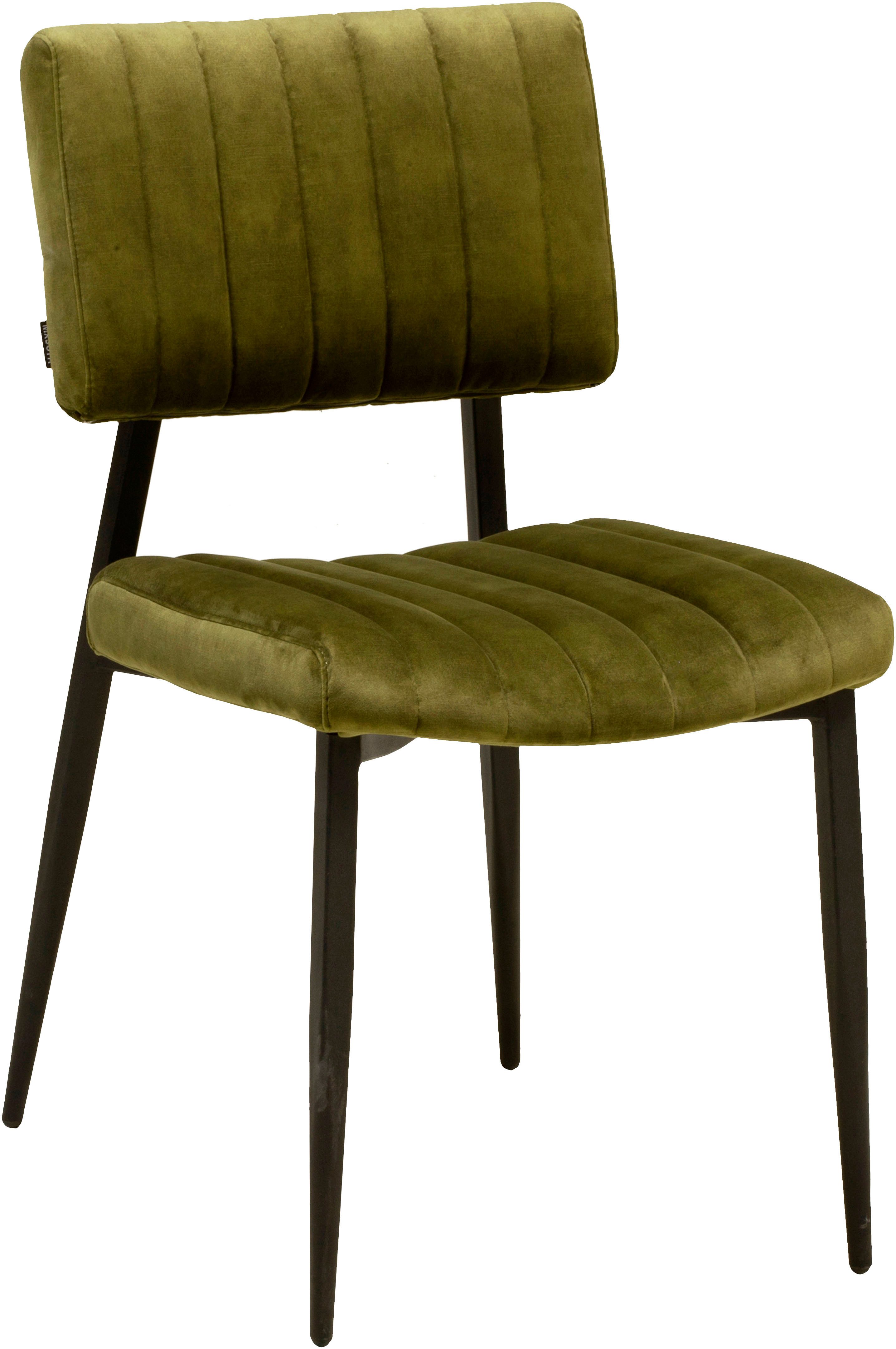 OMG Design Eetkamerstoel Ivan onderhoudsvriendelijk velvet bekleding, keukenstoel (set)