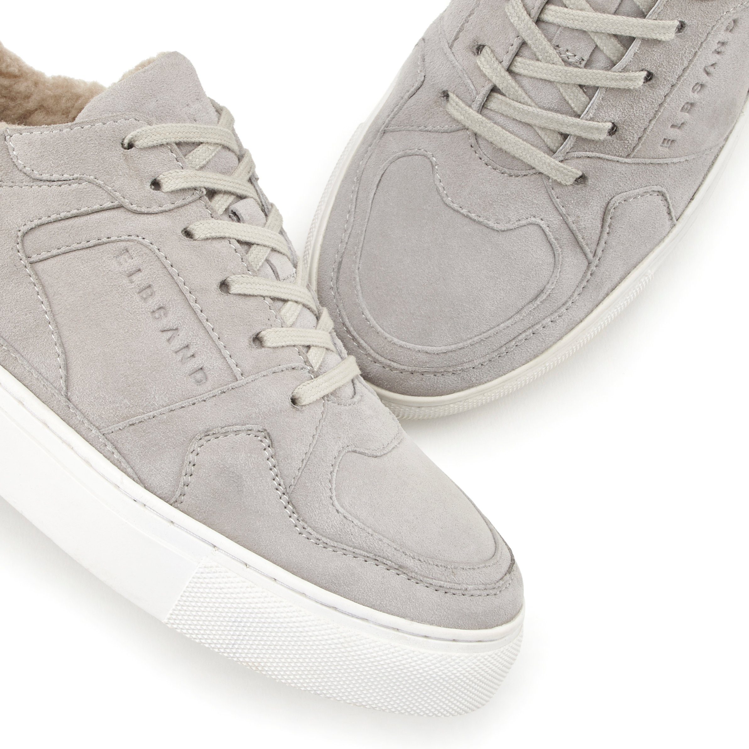 Elbsand Sneakers Wintersneaker, veterschoen van leer met knuffelig binnenfutter