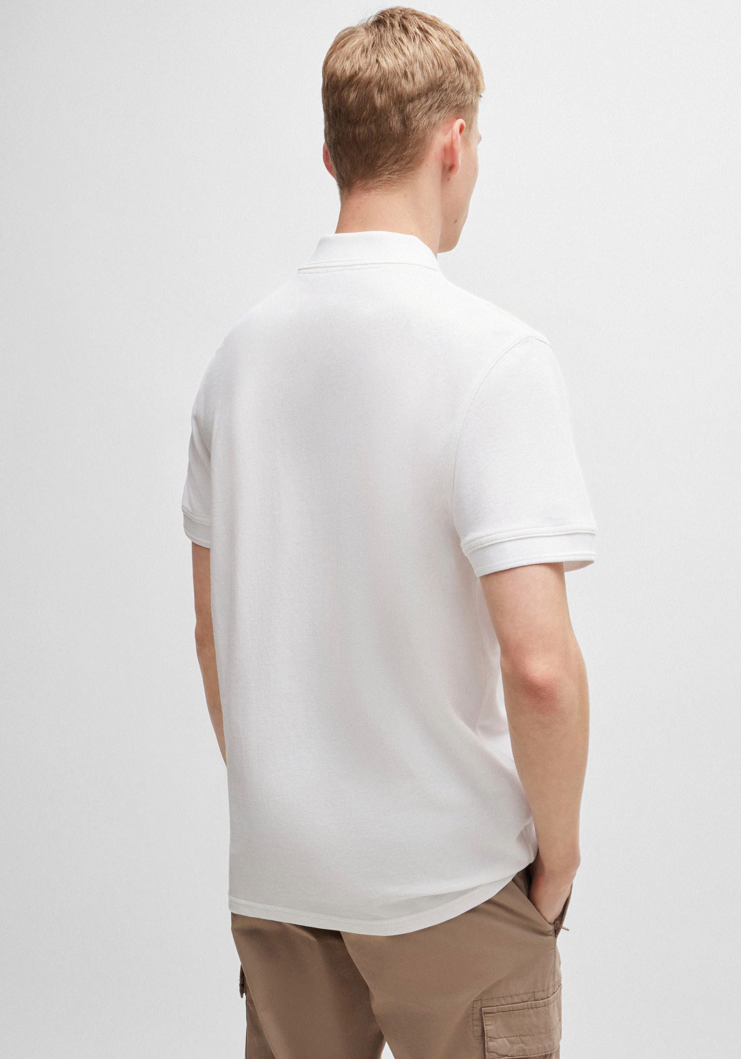 Boss Orange Poloshirt Prime met een polokraag
