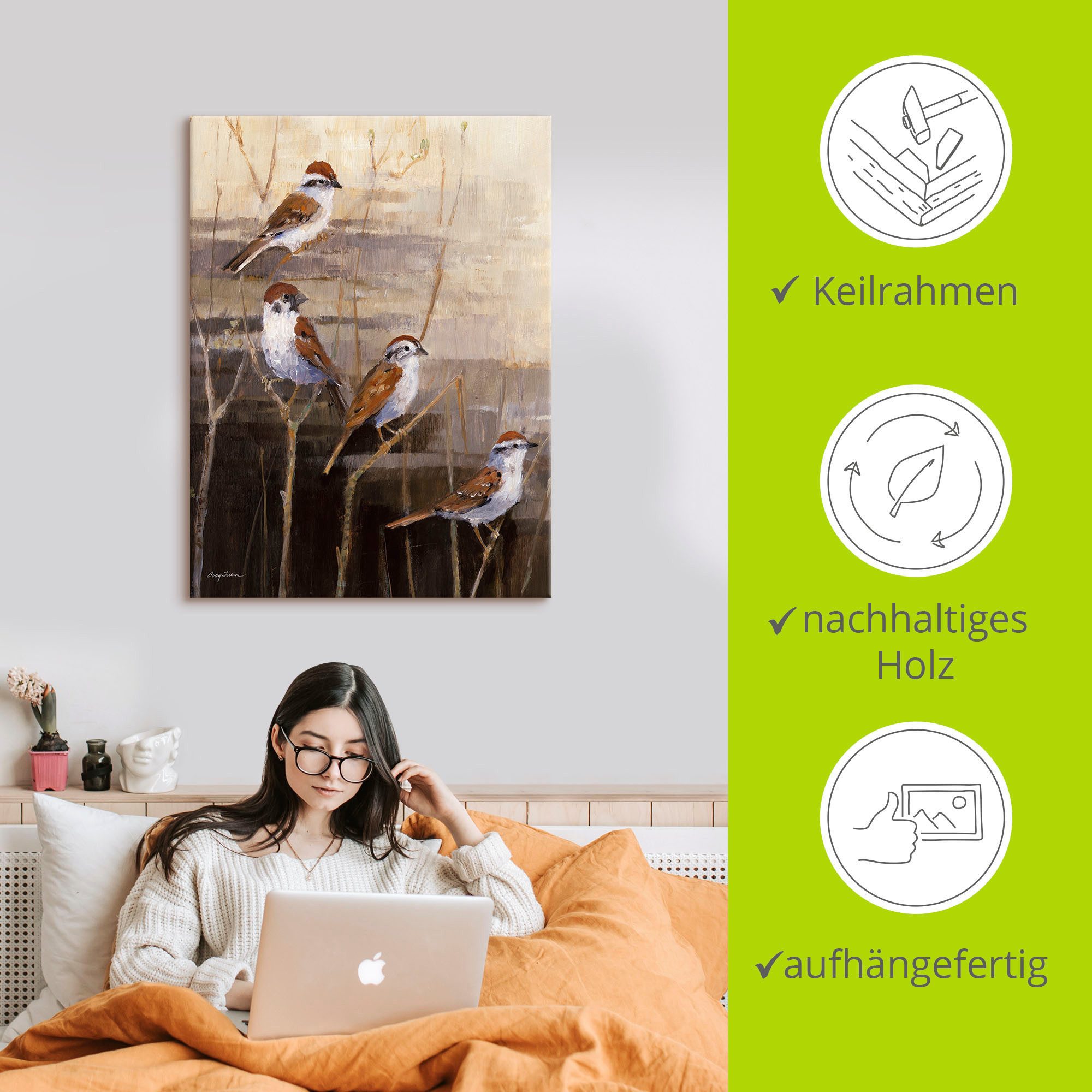 Artland Artprint Avond heiligdom II als artprint op linnen, poster in verschillende formaten maten