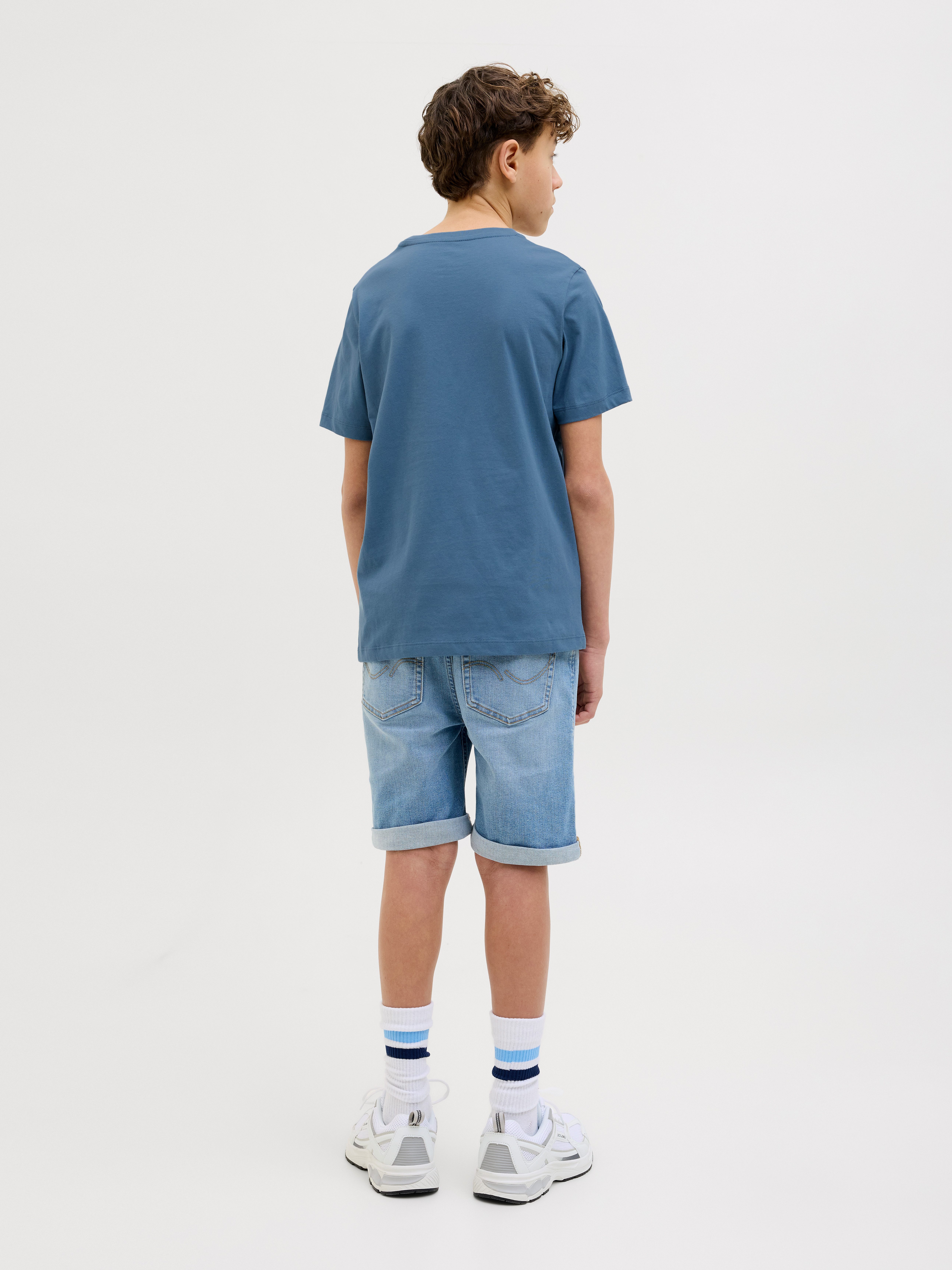 Jack & Jones Junior T-shirt JJHAWAII SHAPE TEE SS CREW NECK JNR