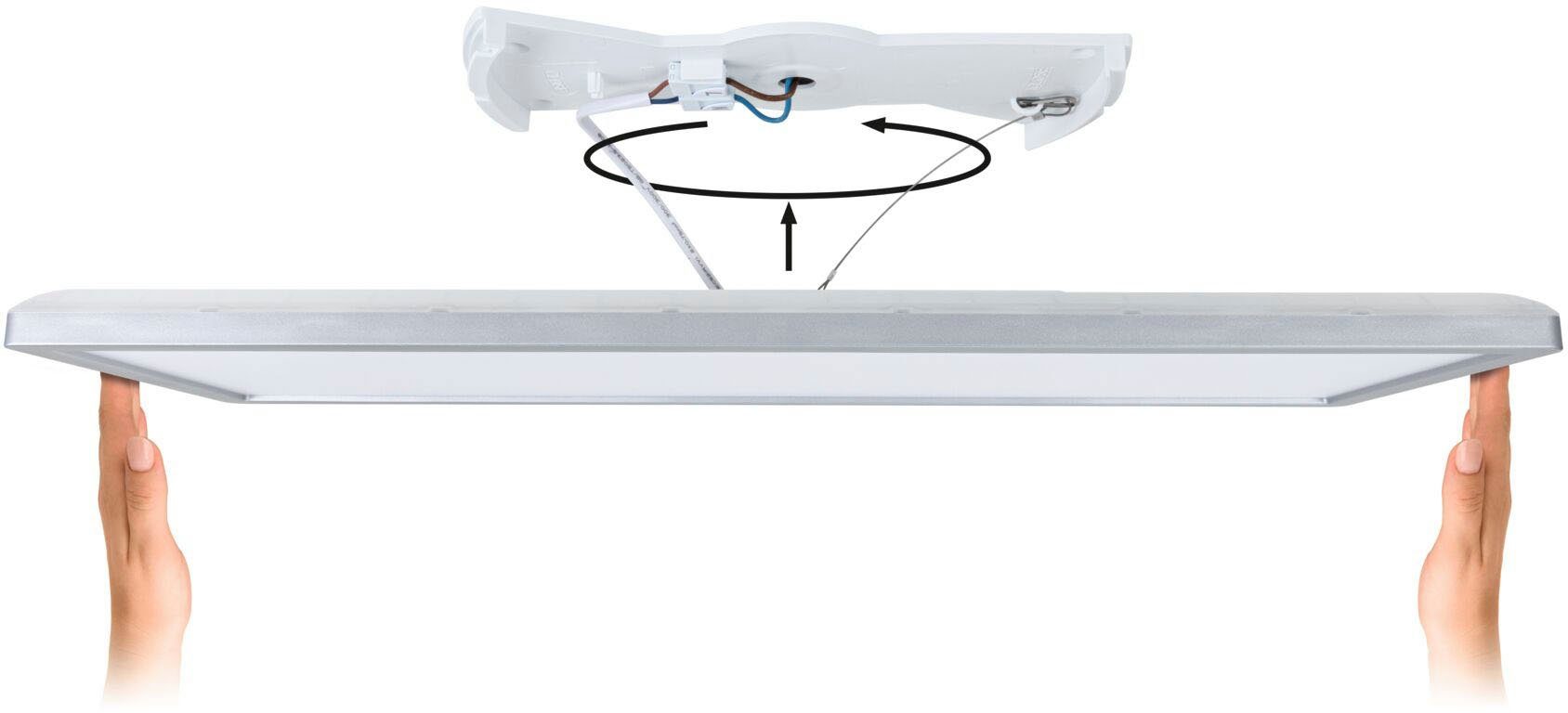 Paulmann Led-paneel Atria Shine 22W 3000K 420mm eik kunststof IP44