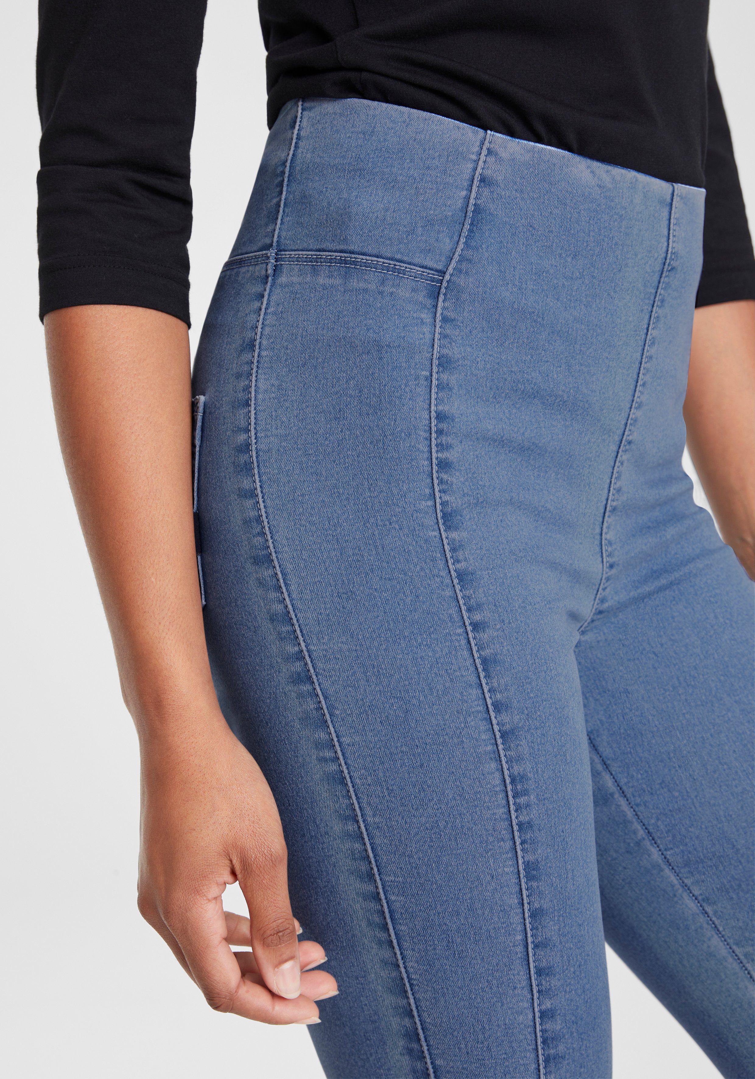 Arizona Jeggings extra-strak gesneden pasvorm, hoge taille