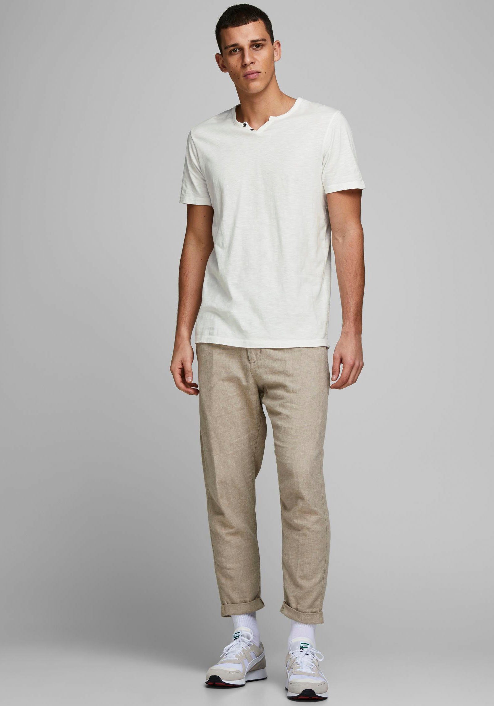 Jack & Jones T-shirt SPLIT NECK TEE
