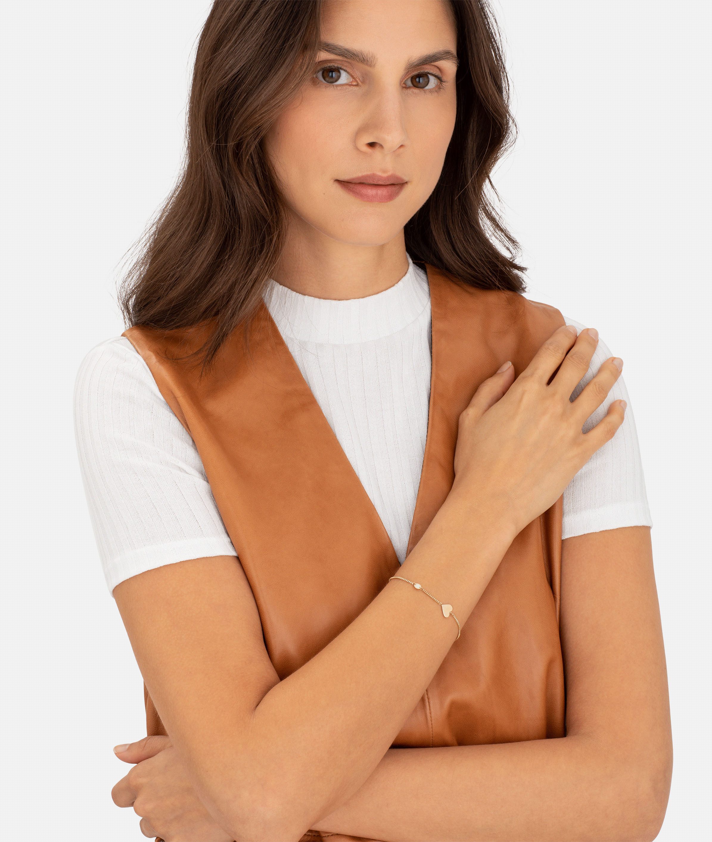 Liebeskind Berlin Armband Sieraad cadeau roestvrijstalen armband hart, LJ-0509-B-20, LJ-0510-B-20