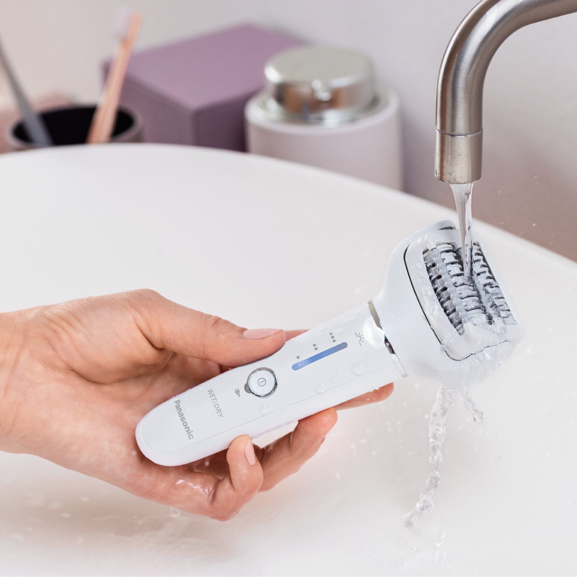Panasonic Epilator ES-EY31-W503 2-in-1 nat-/droogepilator