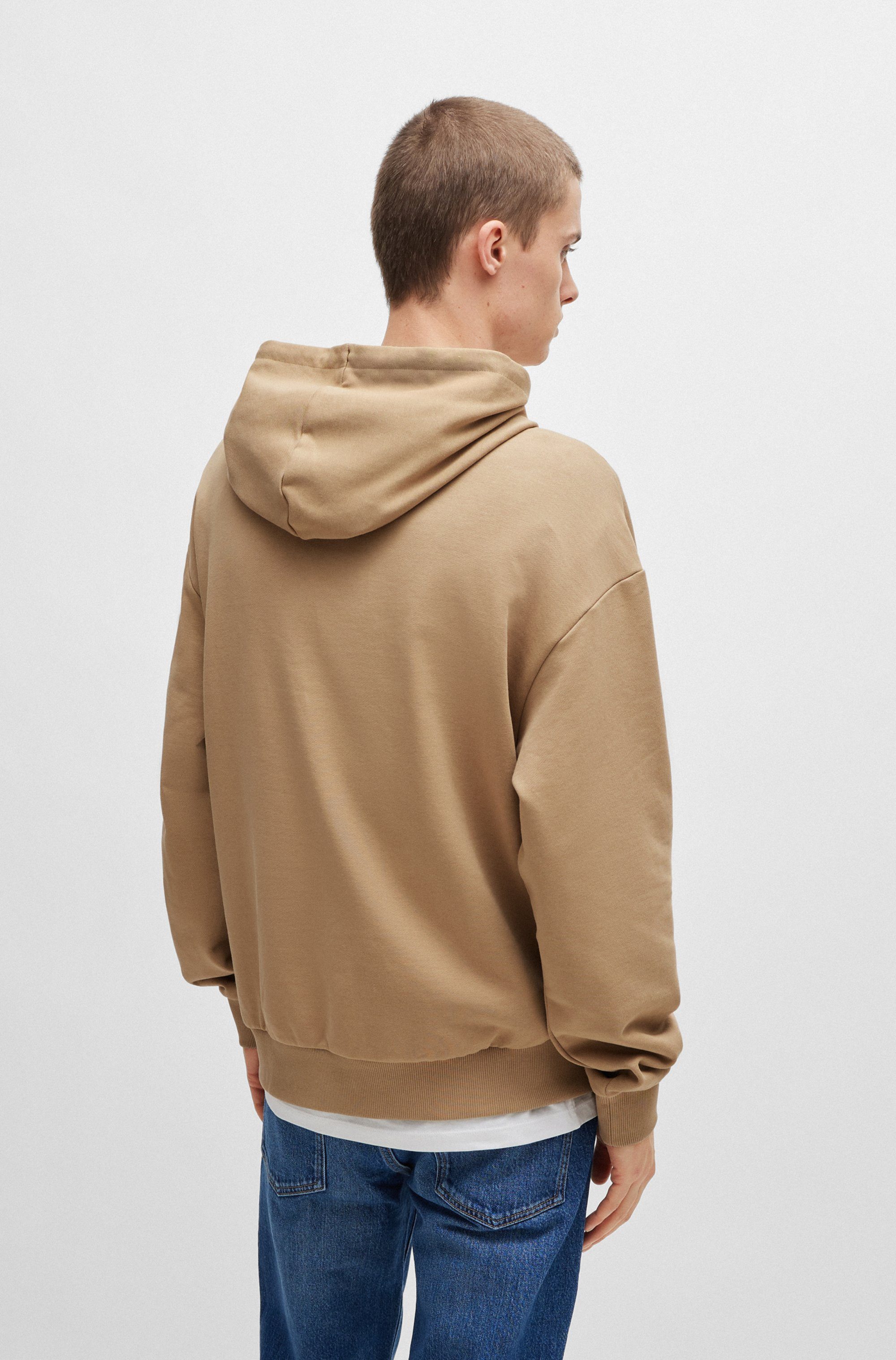 HUGO Blue Hoodie Nalonso met kangoeroezak