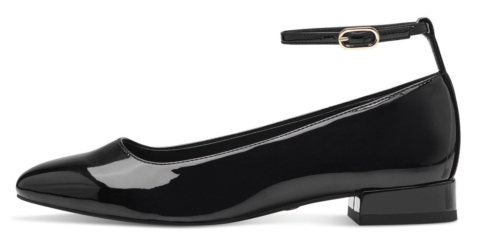 Tamaris Ballerina's Riemchen pumps, flats, platte schoenen in veganistische uitvoering