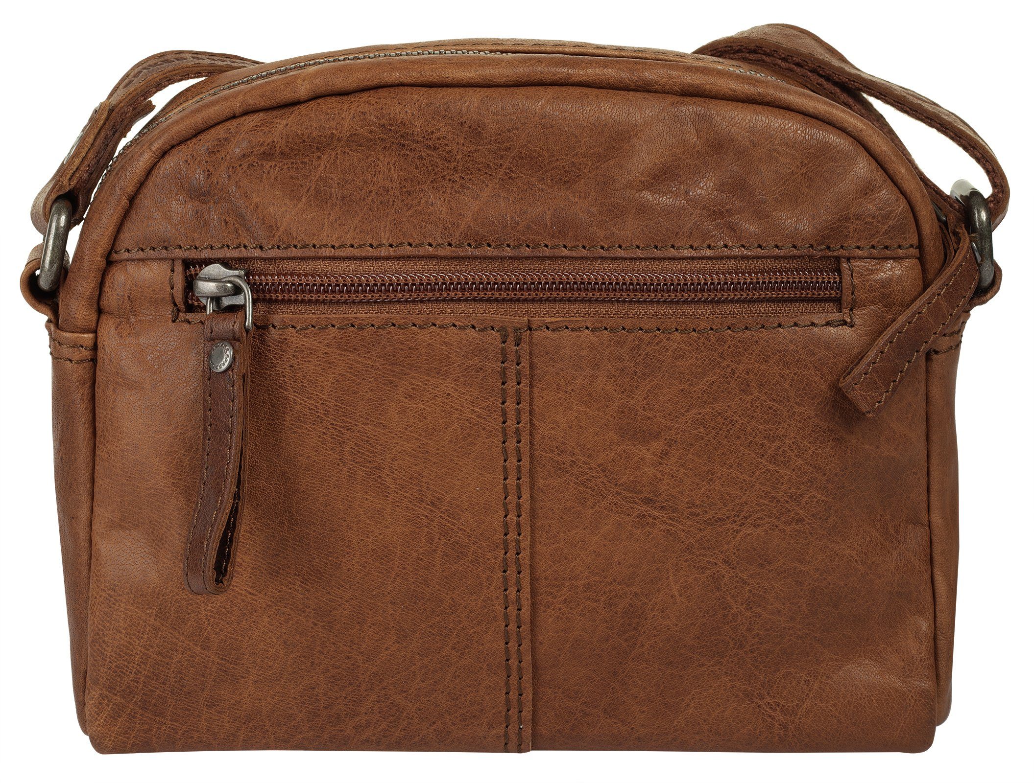 Spikes & Sparrow Schoudertas echt leder