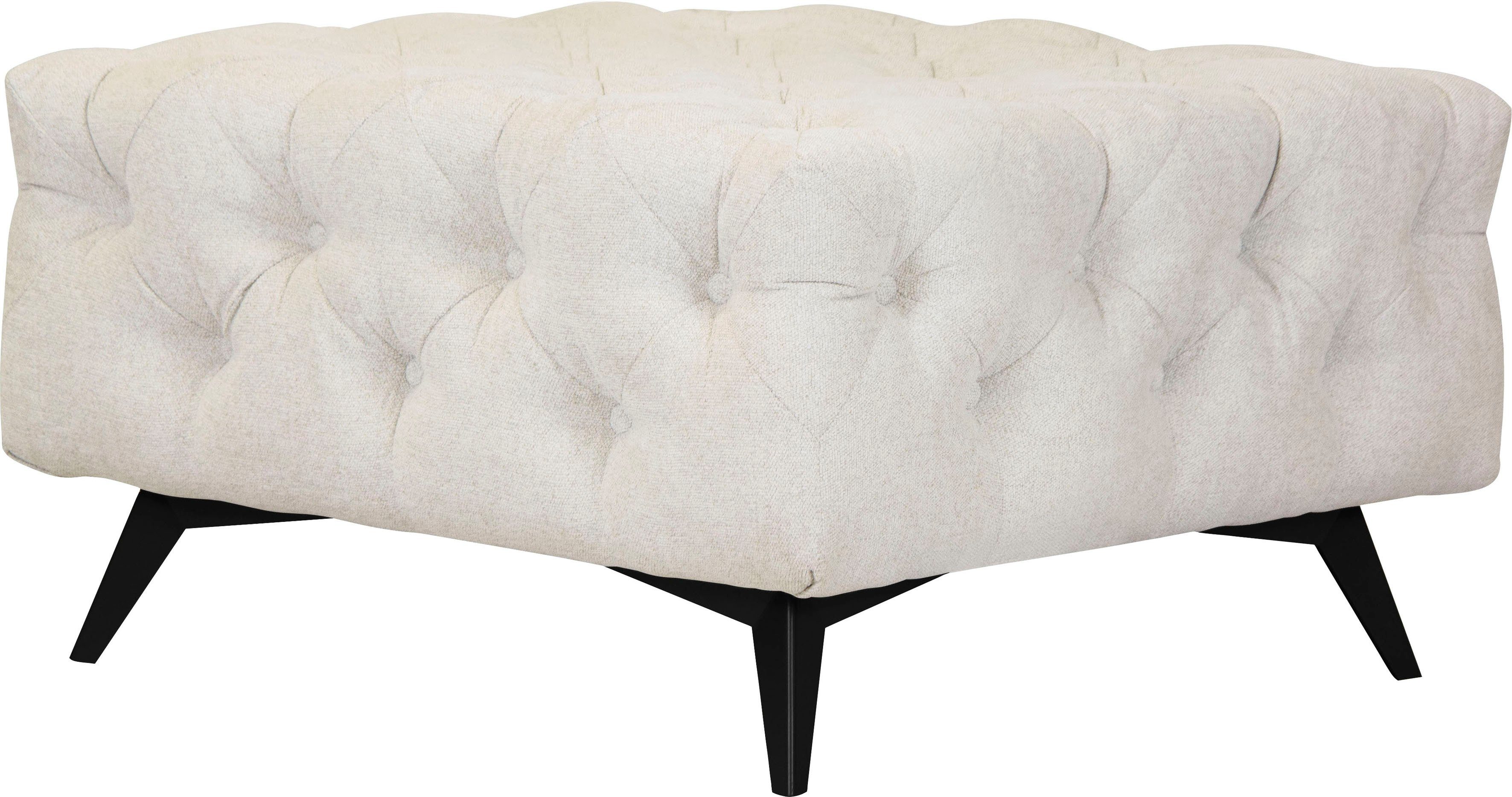 Leonique Hocker Amaury Chesterfield-look, breedte 80 cm, kleur van de poten ter keuze