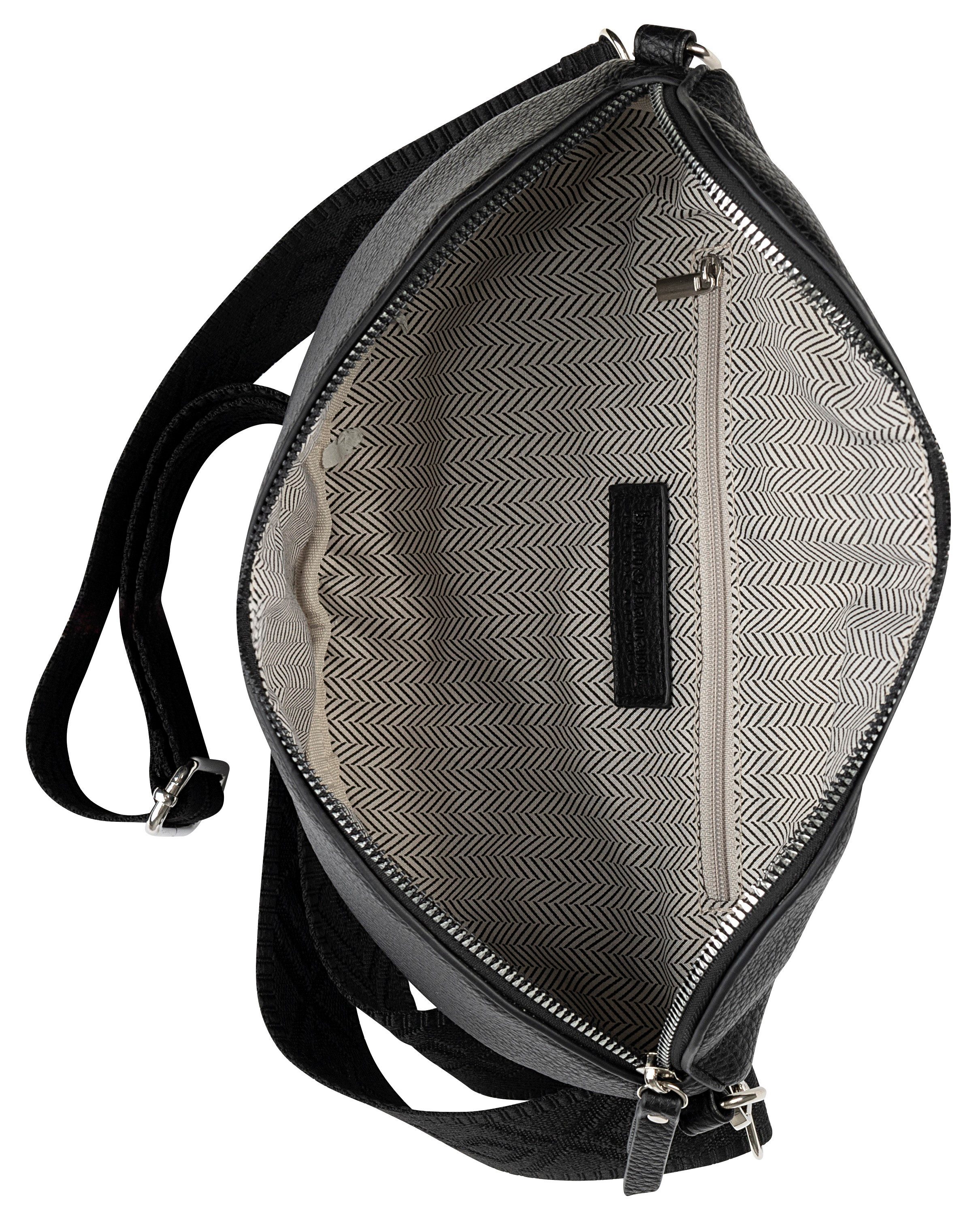 Bruno Banani Buiktasje Amalfi Heuptas schoudertas brede riem crossbody bag