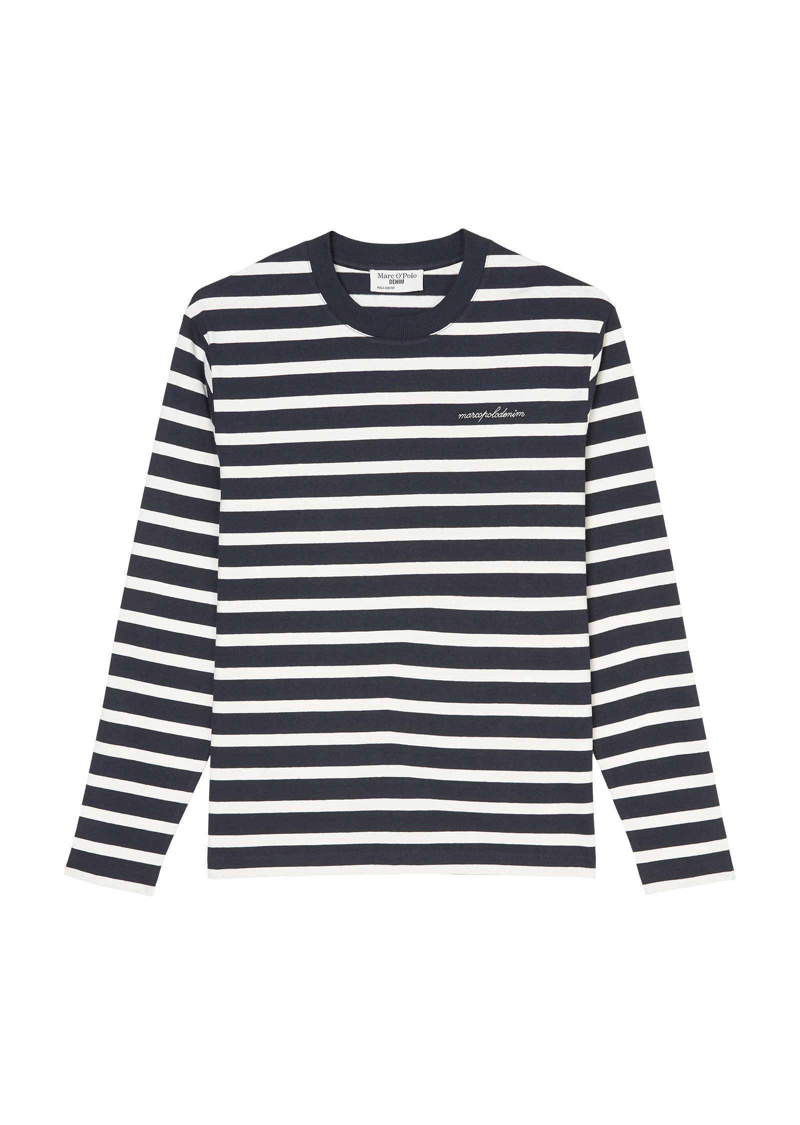 Marc O'Polo DENIM Longsleeve modieus gestreept