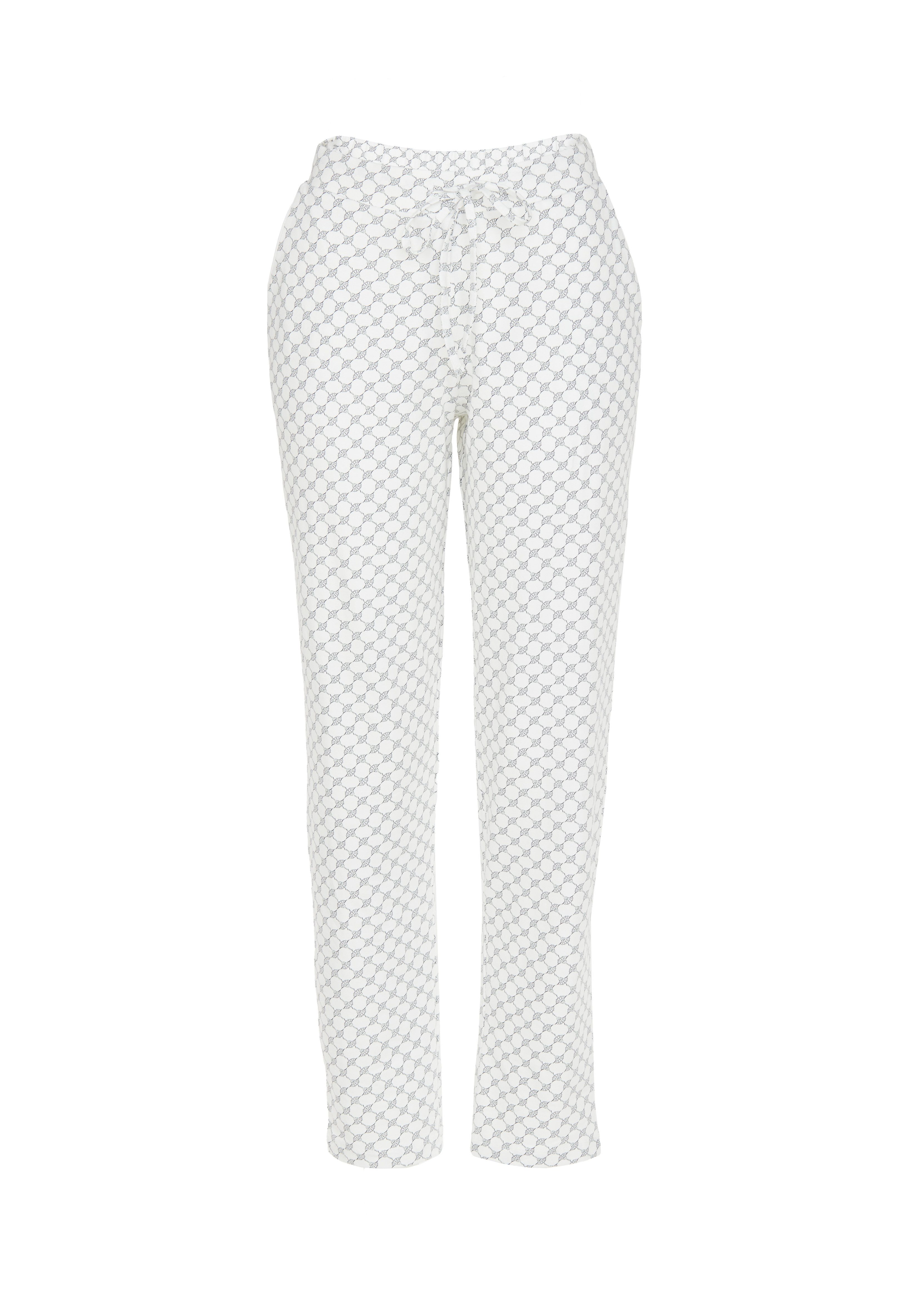 JOOP! Pyjamabroek Cosy met tunnelkoord en strikband, cornflower-allover