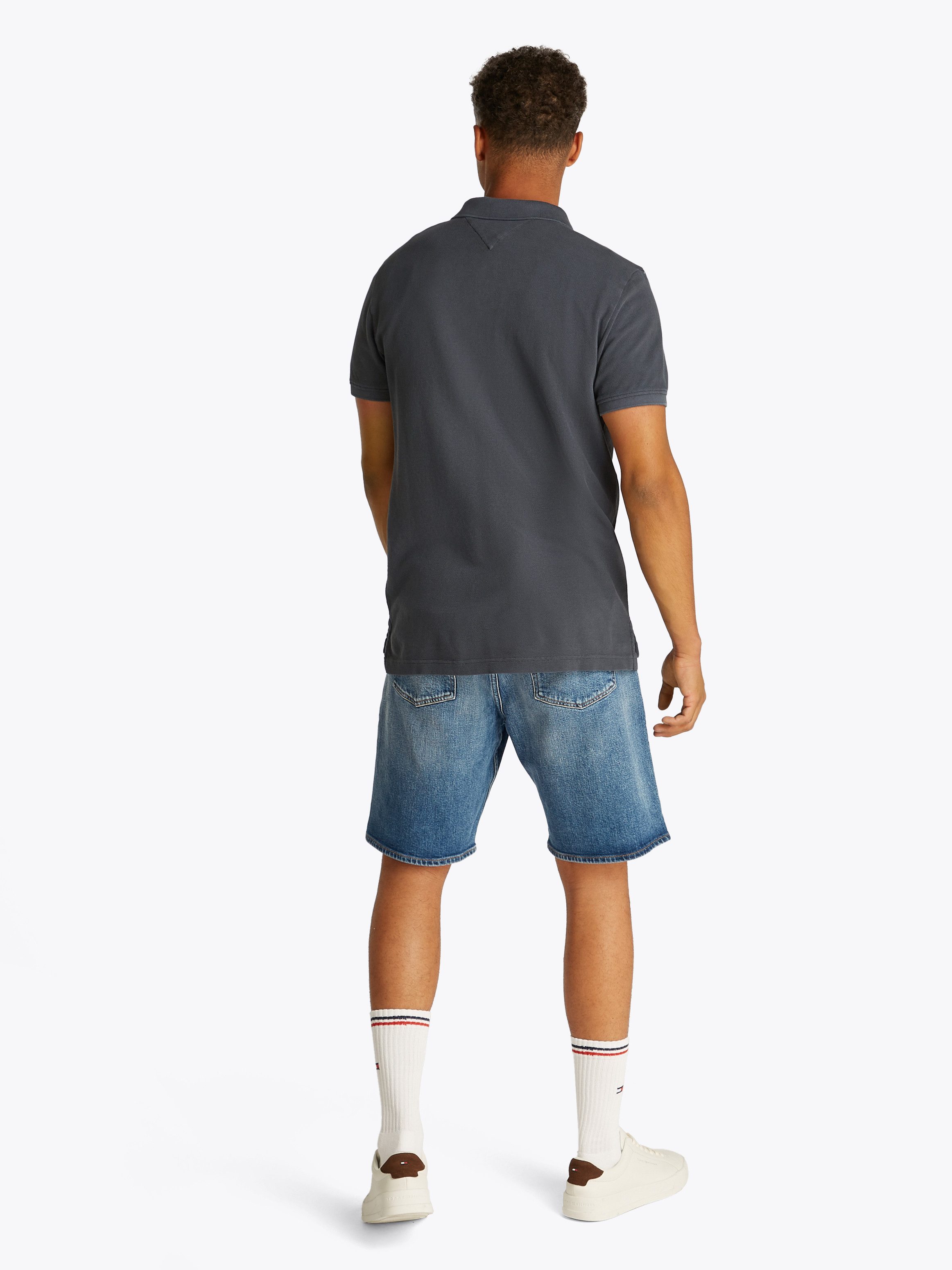 TOMMY JEANS Poloshirt TJM SLIM ESSENTIAL GD POLO SS