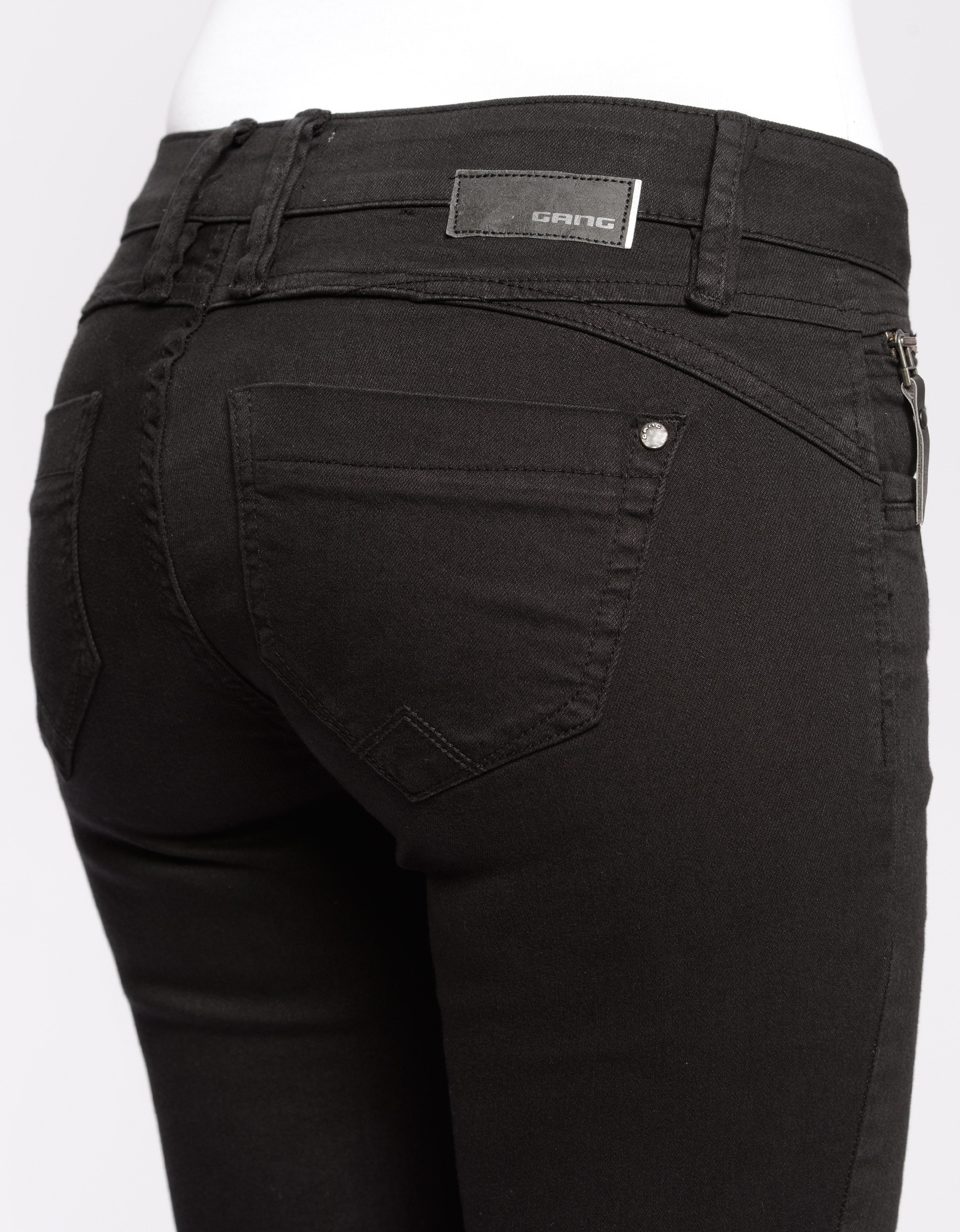 GANG Skinny fit jeans 94NIKITA met een rit-detail aan de kleingeldzakje