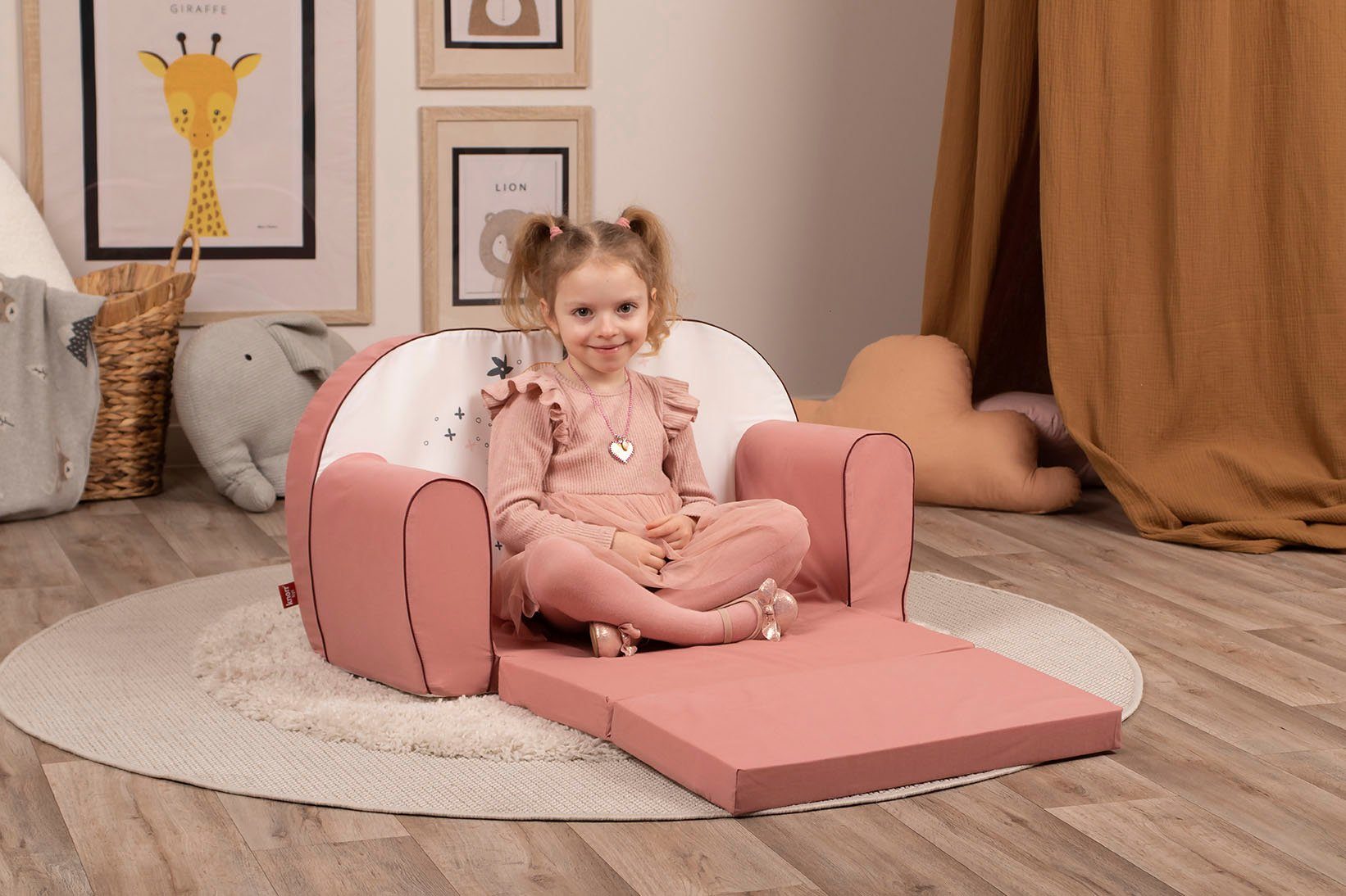 Knorrtoys® Bank Leeuw luipaard voor kinderen, made in europe