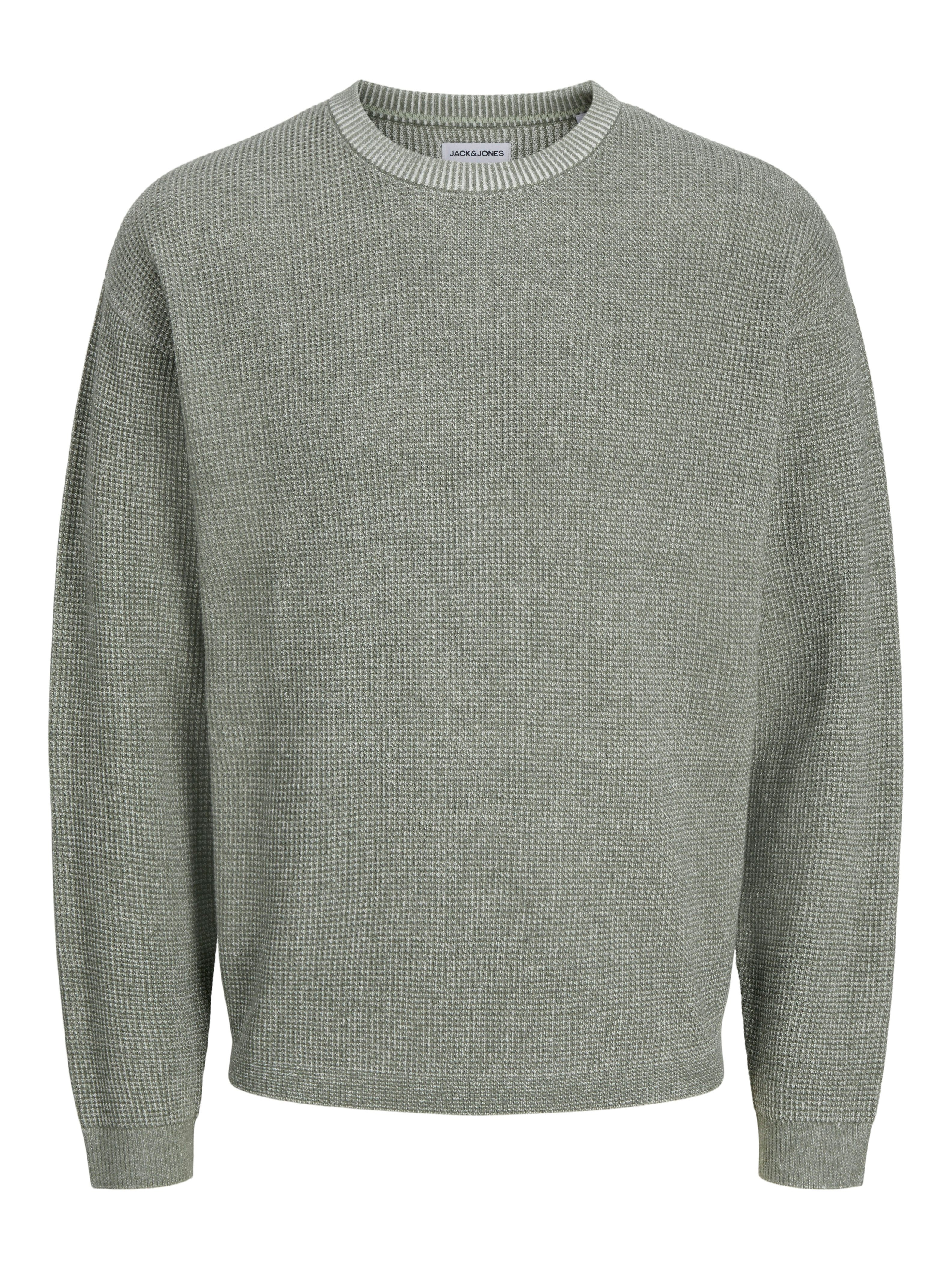 Jack & Jones Gebreide trui JJWALTER KNIT RELAXED CREW NECK