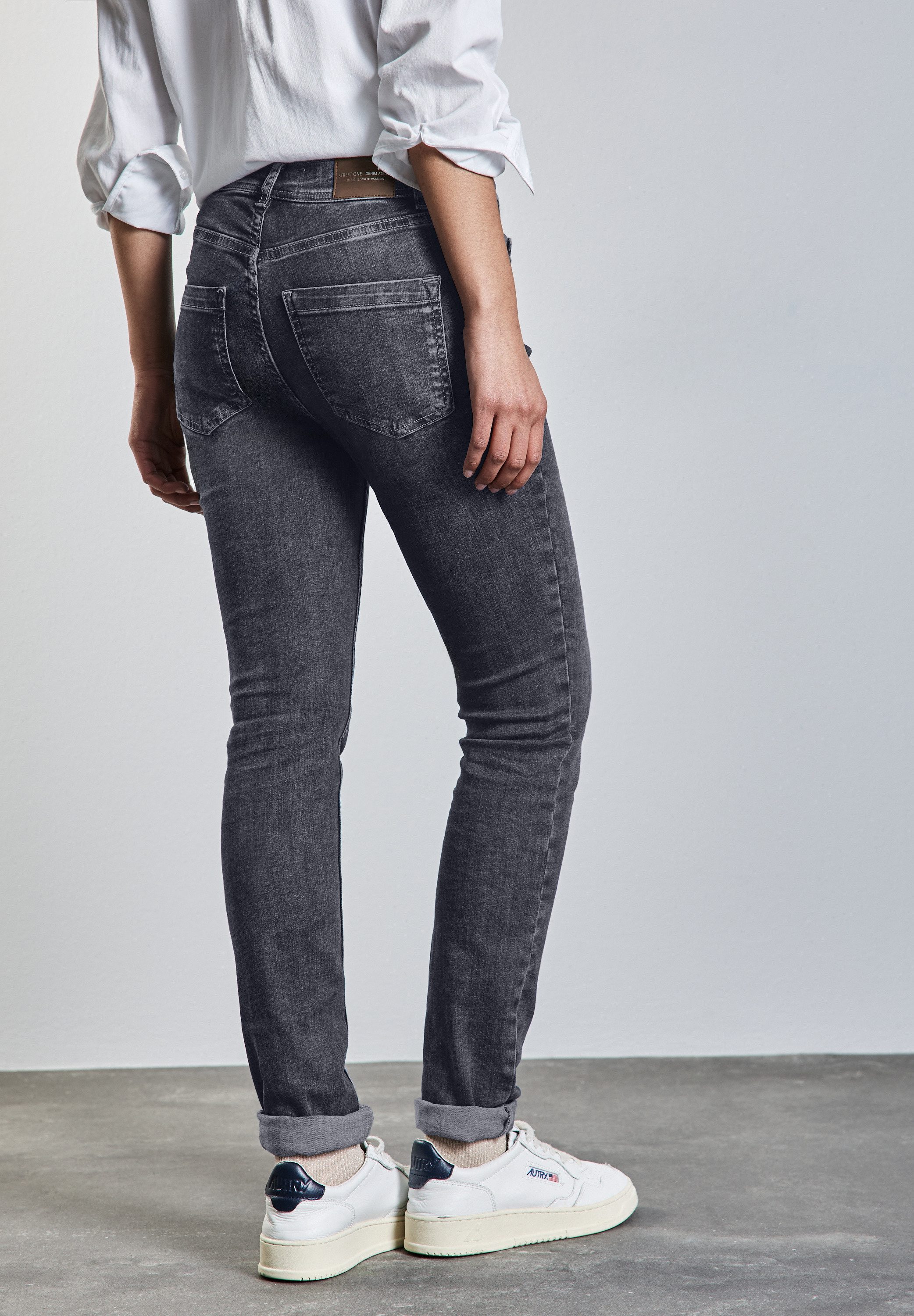 STREET ONE Regular fit jeans Style Jane in five-pocketsstijl