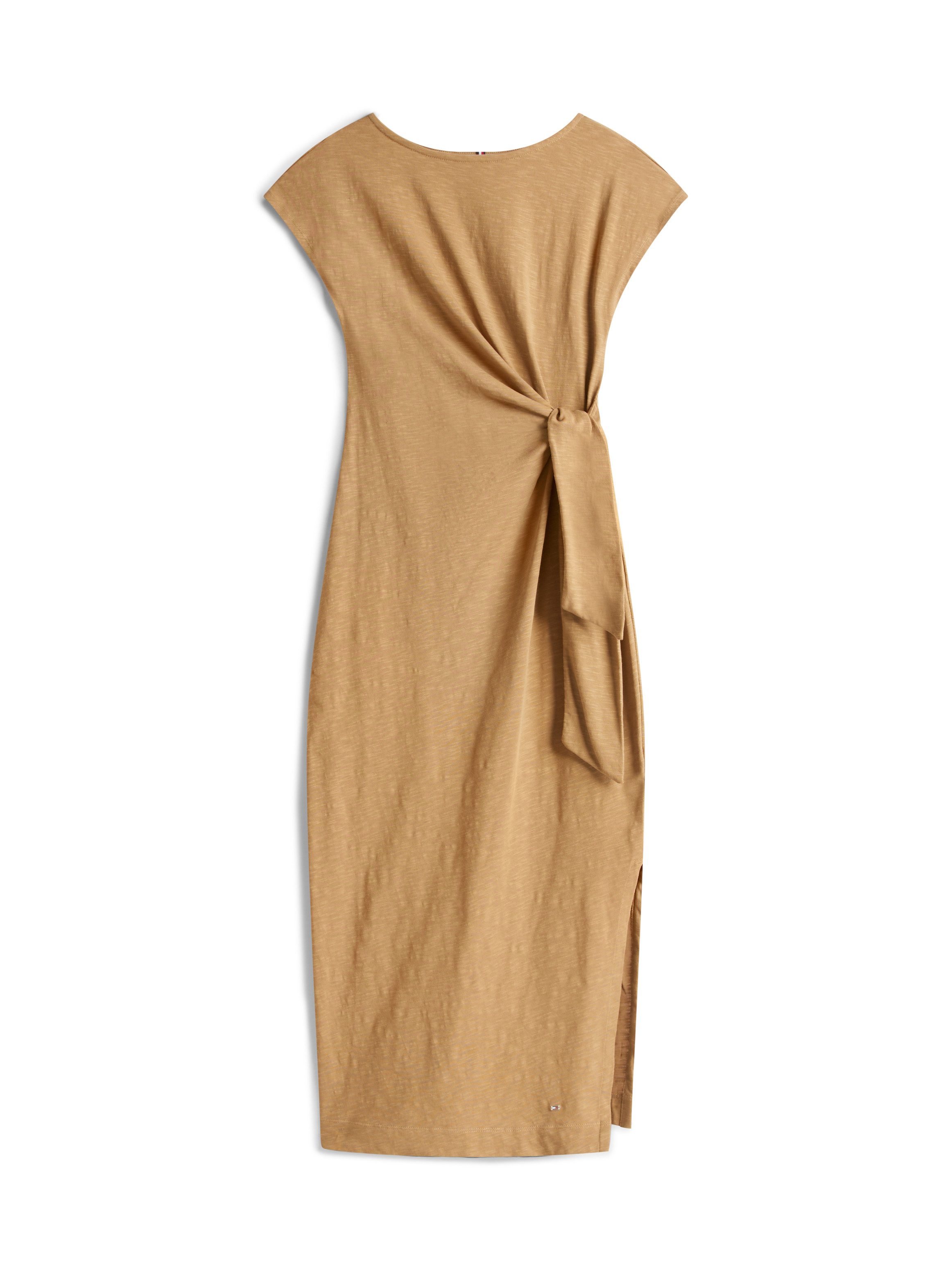 Tommy Hilfiger Midi-jurk KNOT BOAT-NK MIDI DRESS SS