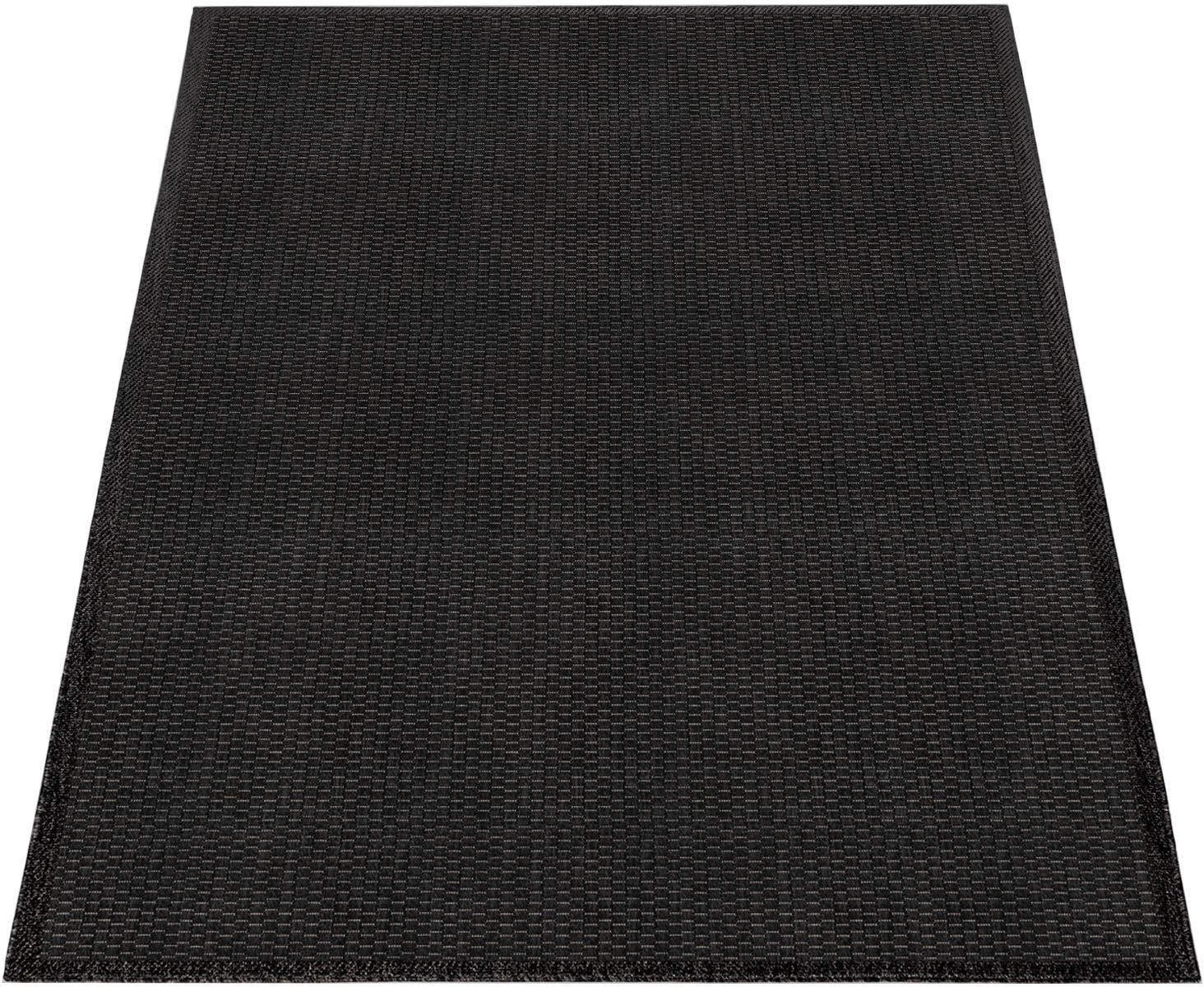 Paco Home Vloerkleed Timber 125 Platweefsel, sisal look, ook als loper, geschikt voor binnen en buiten
