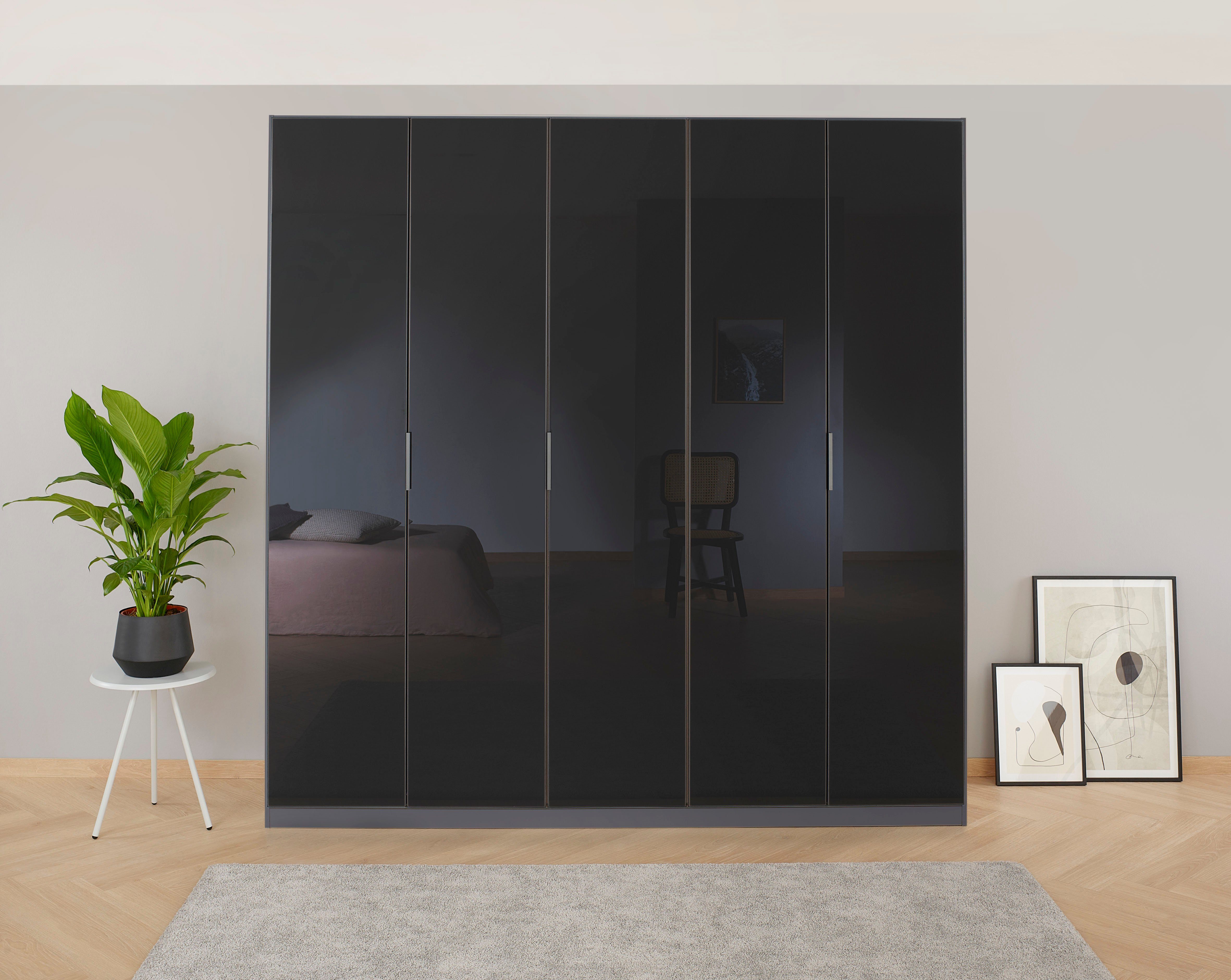 rauch Draaideurkast Kledingkast kast garderobe KOLUNA met hoogwaardige glasfront