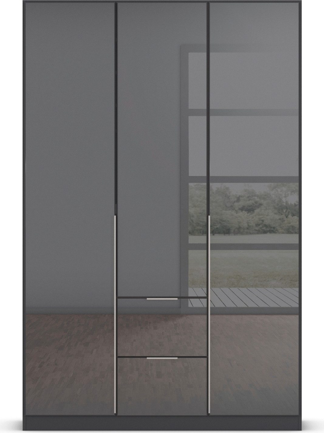 rauch Draaideurkast Kledingkasten kast garderobe AGORDO met glazen front