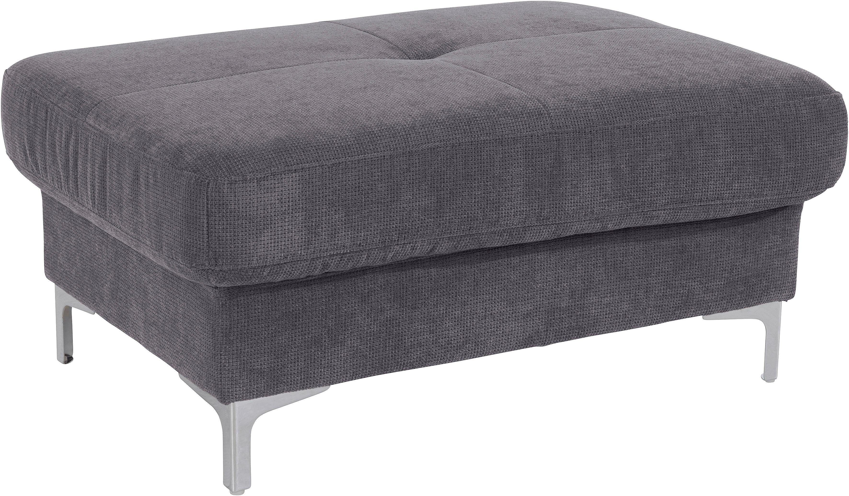 COTTA Zithoek Sammy L-vorm Set bestaande uit: hoekbank met hoofdverstelling & hocker (set)