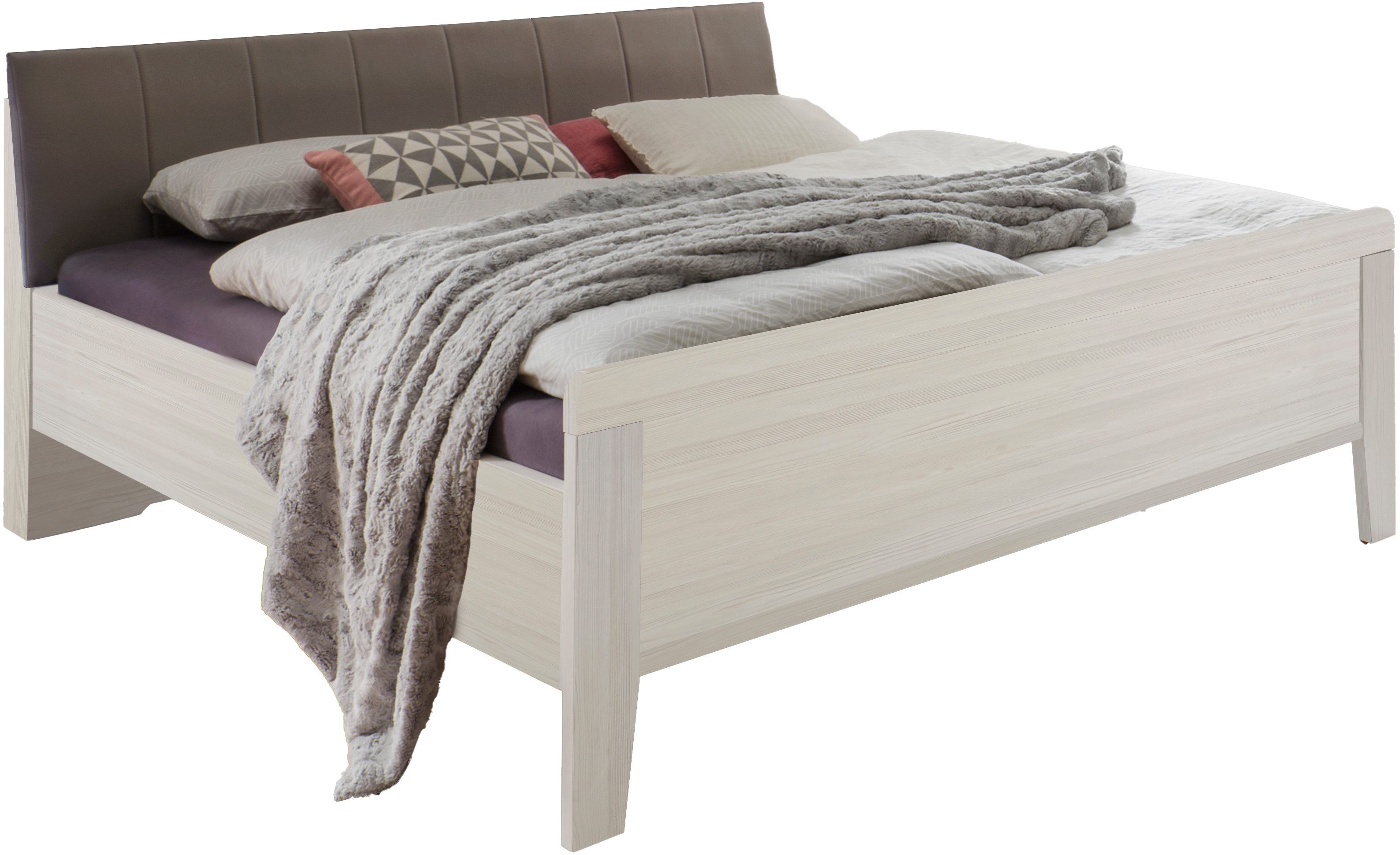 WIEMANN Houten bed Bern viervoudig verstelbare lighoogte bedden beige