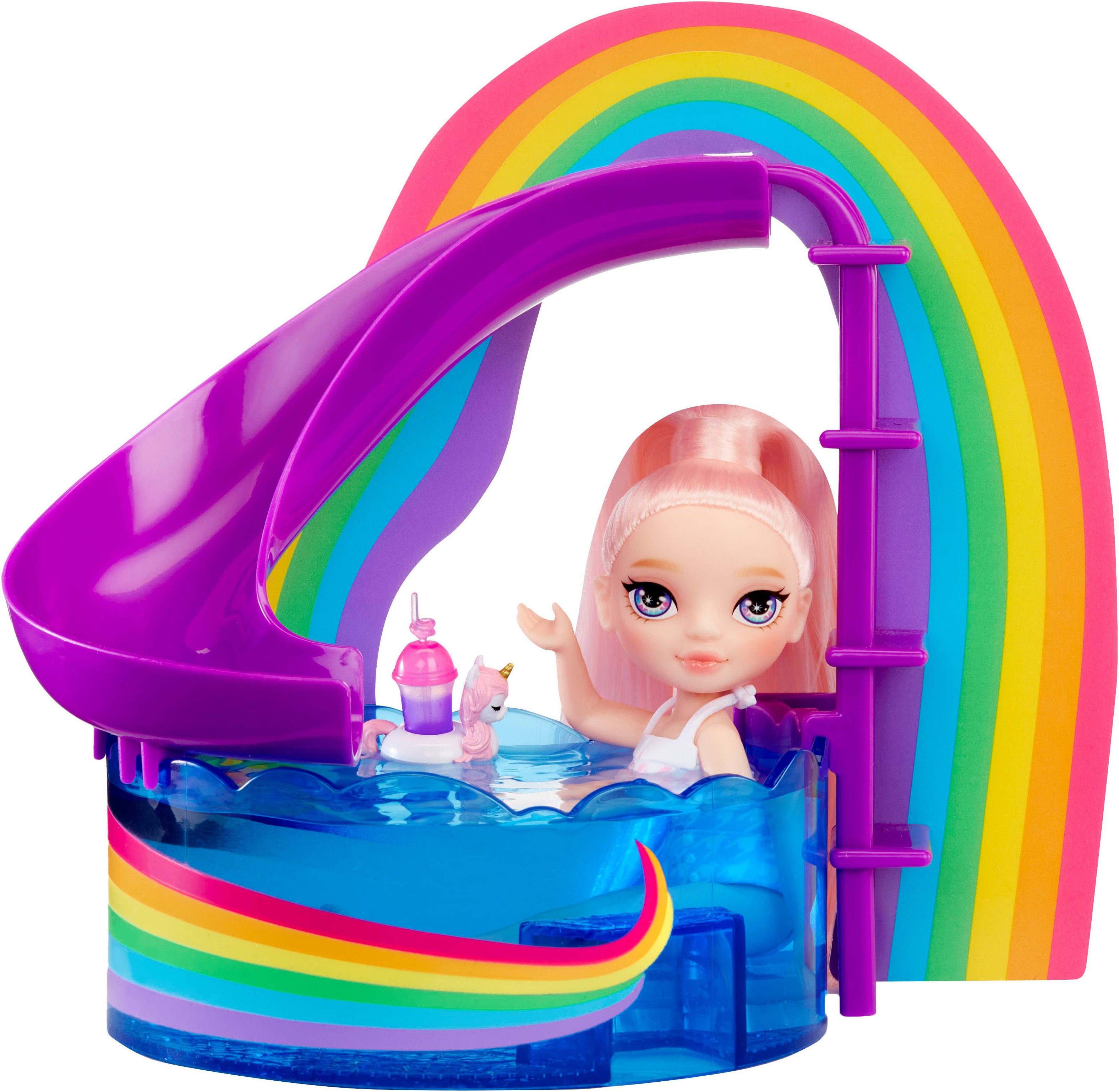 RAINBOW HIGH Mini-pop Rainbow High Little Pool Day with Blush Playset