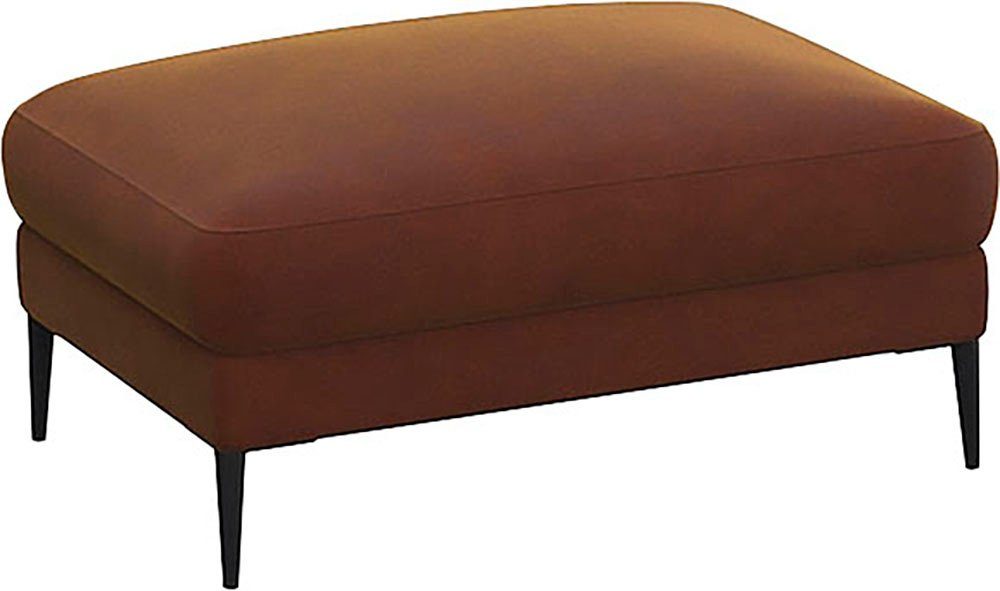 FLEXLUX Poef Belle gestoffeerde hocker, zithocker Scandinavisch design, in een sublieme verwerking