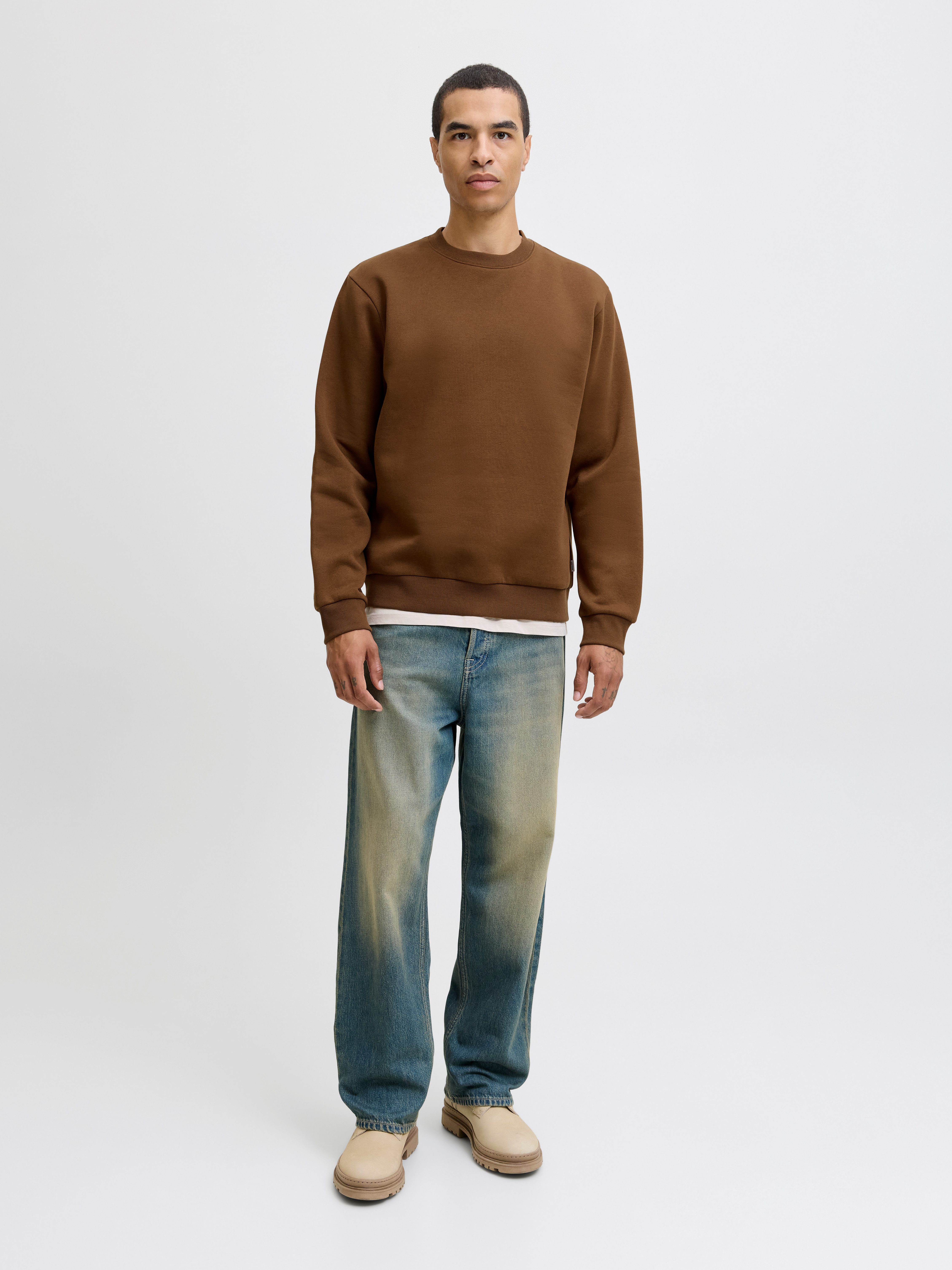 Jack & Jones Sweatshirt JJEBRADLEY met ribboorden voor dagelijks gebruik en vrije tijd