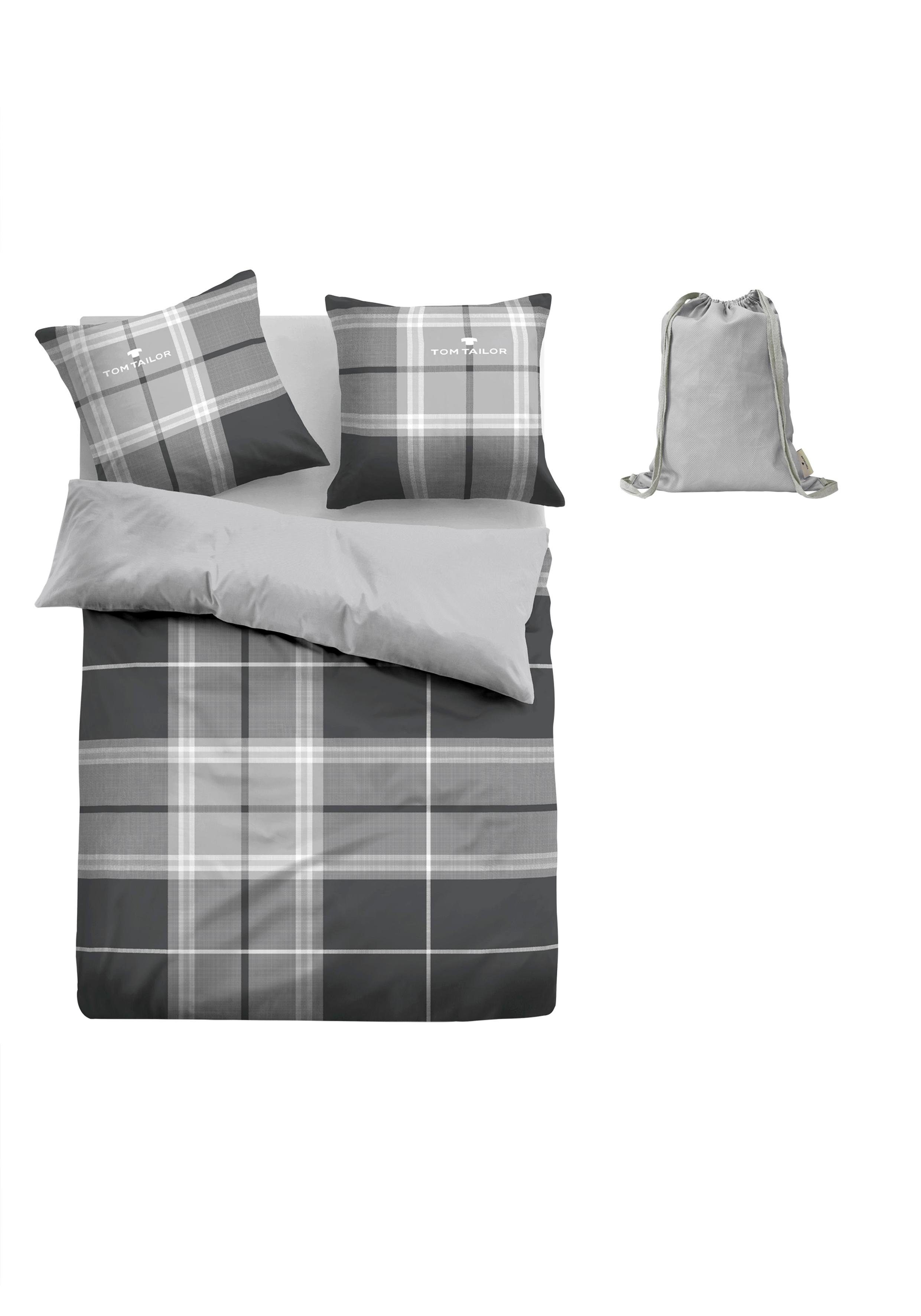 TOM TAILOR HOME Tweezijdig te gebruiken overtrekset Eric in mt. 135x200 of 155x220 cm (3-delig)