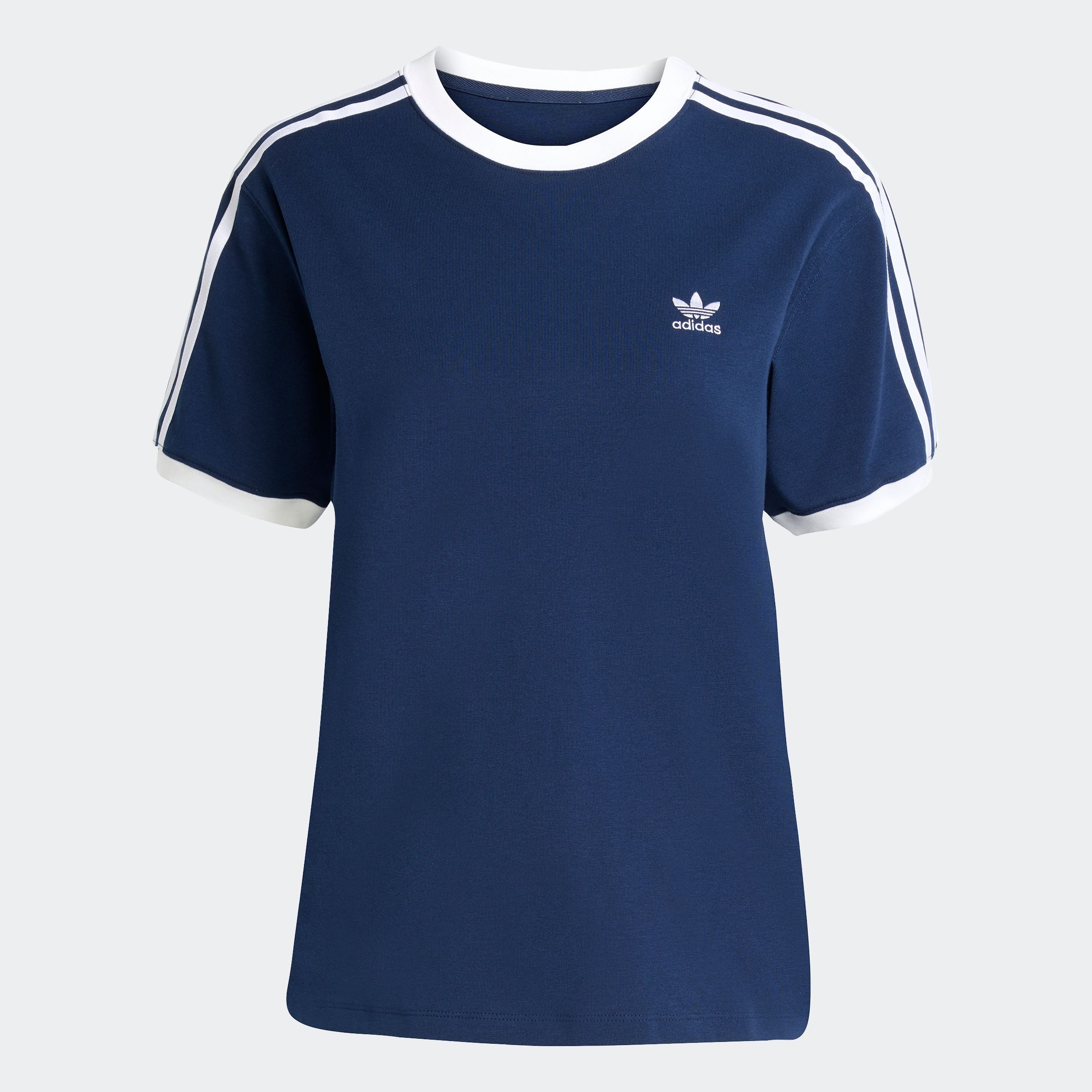 adidas Originals T-shirt 3 STRIPE TEE drie-strepen shirt met trefoil-logo