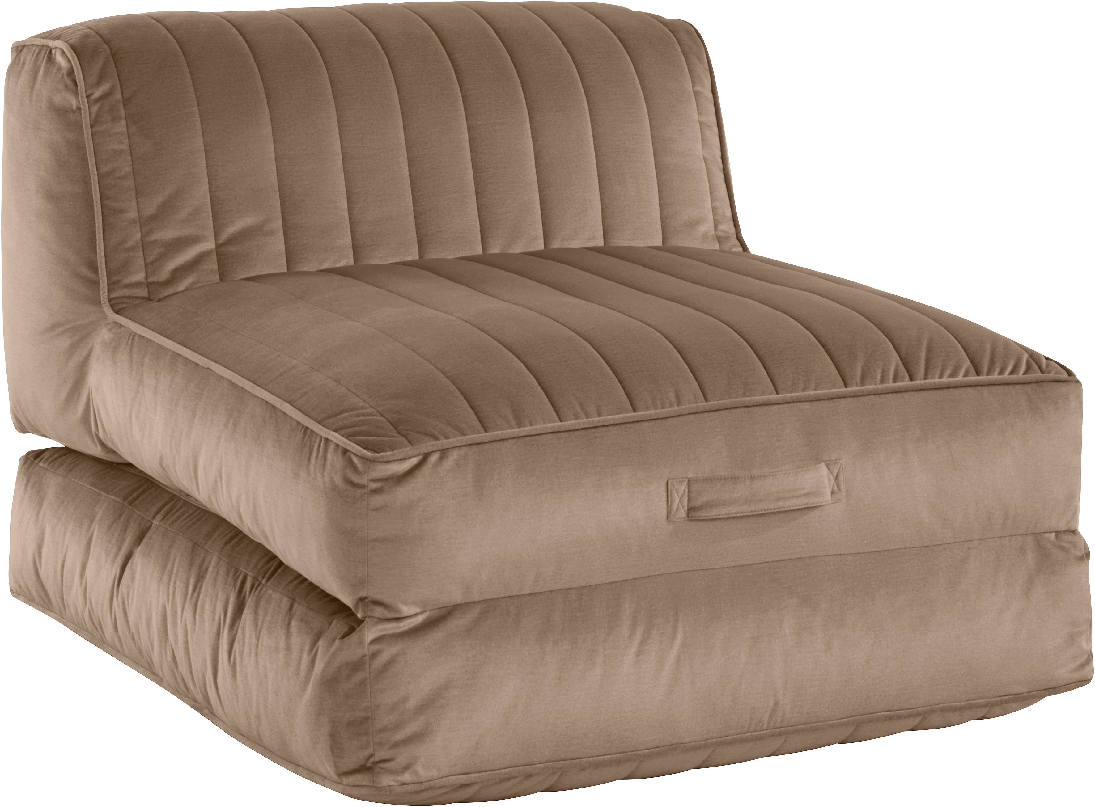Leonique Relaxfauteuil POLLY Loungestoel met slaapfunctie, perfect als logeerbed, divan