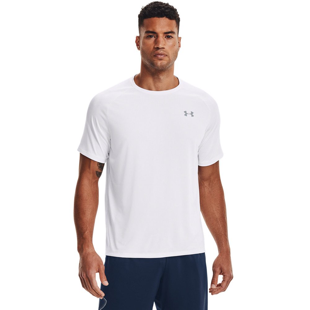 Under Armour Trainingsshirt UA TECH 2.0 SS TEE heren shirts maat M wit