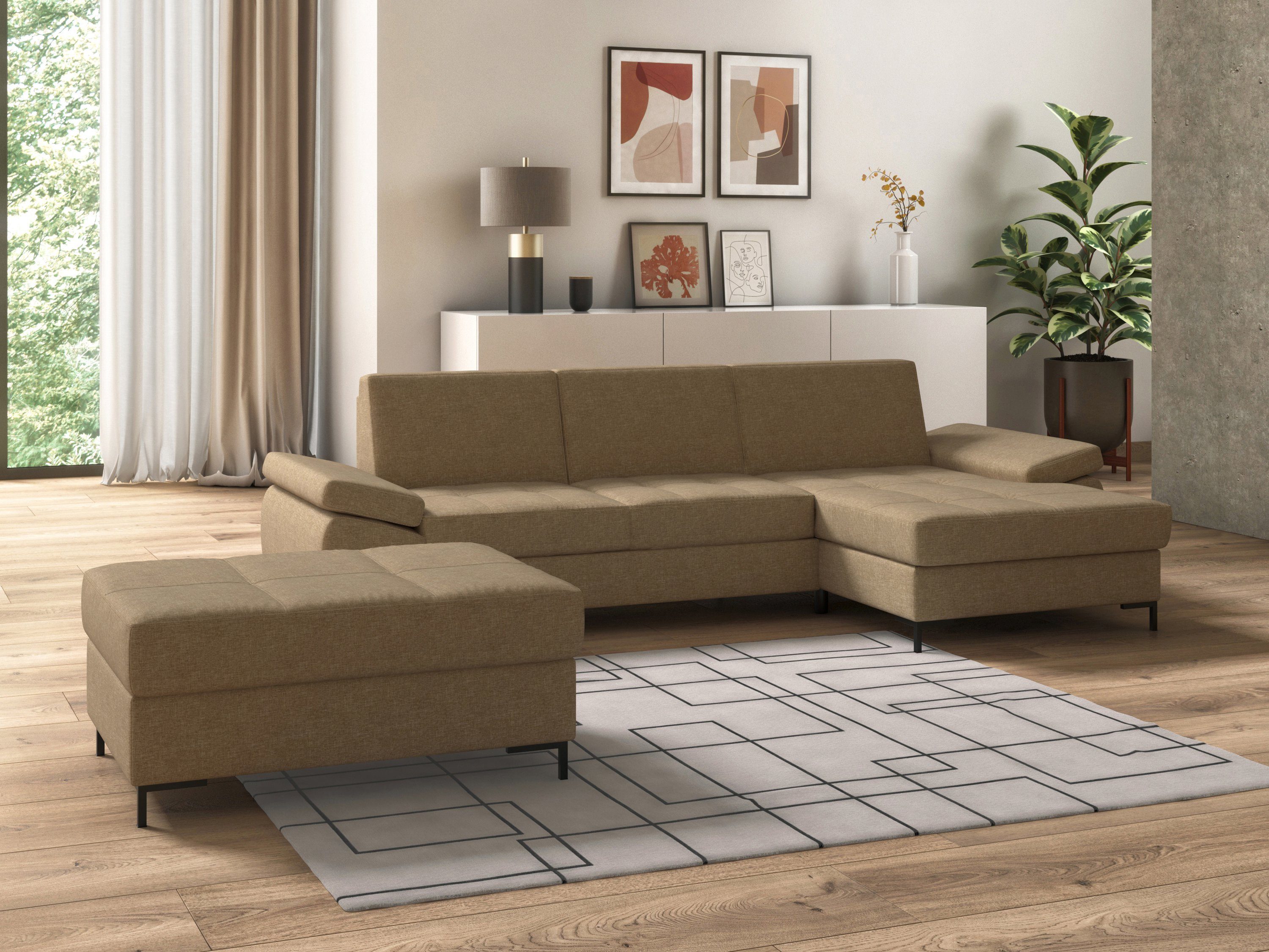DOMO collection Hocker Capelo inclusief binnenvering