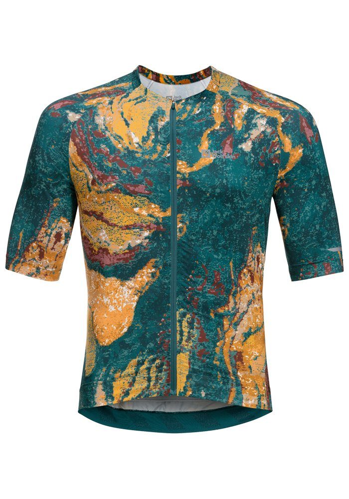 Jack Wolfskin Fietsjack GRAVEX PRINTED FZ S/S M