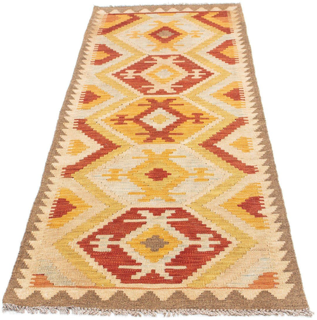 morgenland Loper Kelim medaillon beige 197 x 70 cm Oriëntaalse look