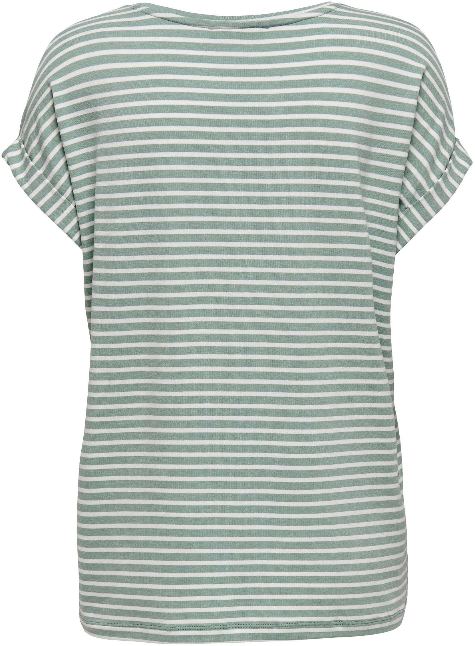 Only T-shirt ONLMOSTER STRIPE S/S O-NECK TOP JRS NOOS