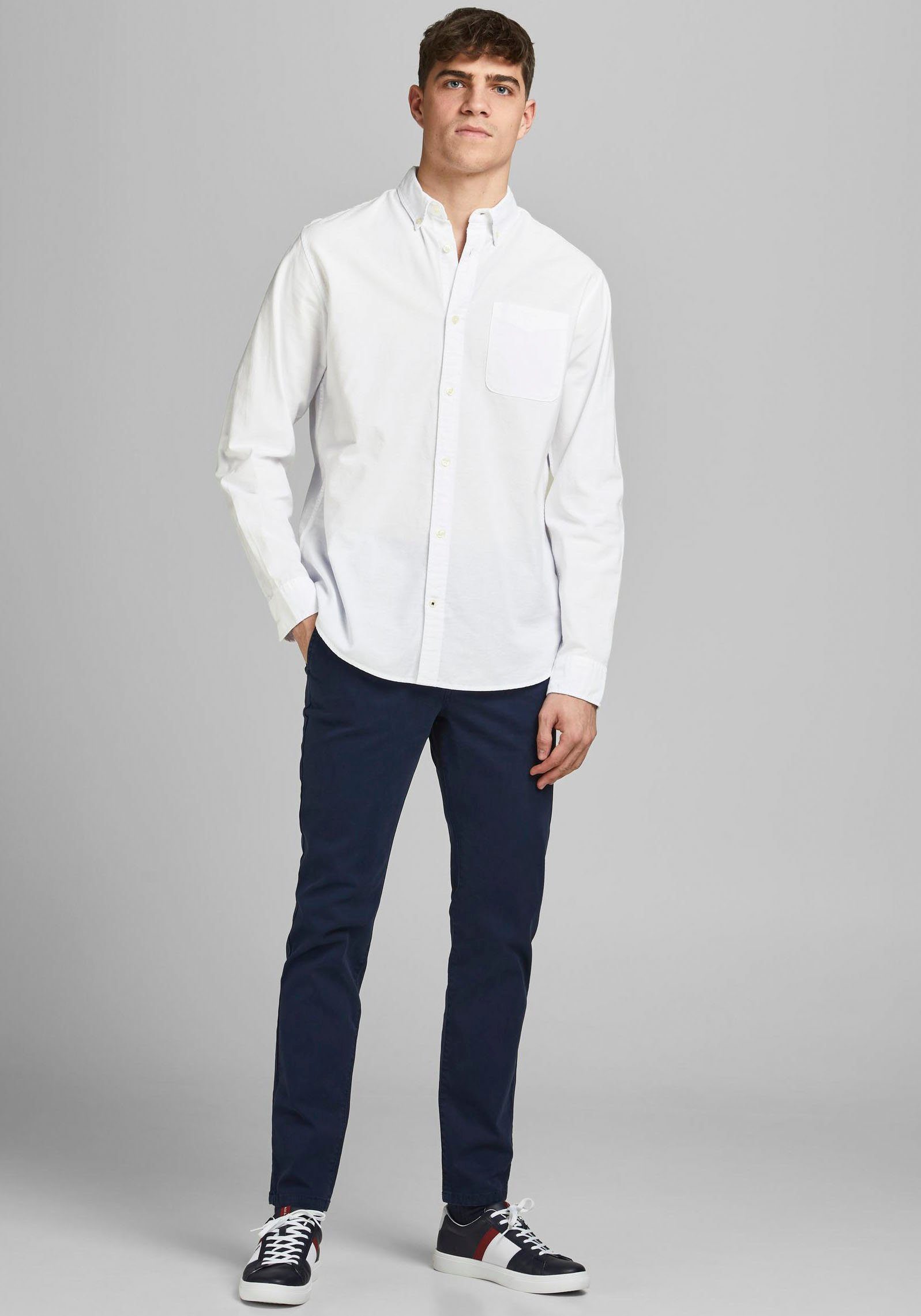 Jack & Jones Overhemd met lange mouwen OXFORD SHIRT